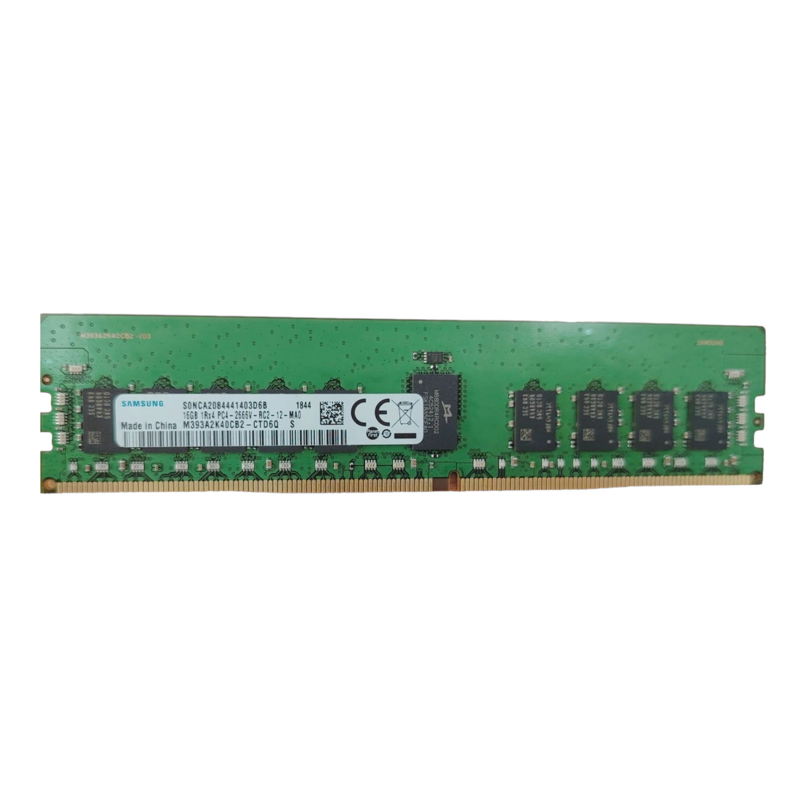 Samsung 16GB DDR4 2666MHz RDIMM ECC RAM M393A2K40CB2-CTD