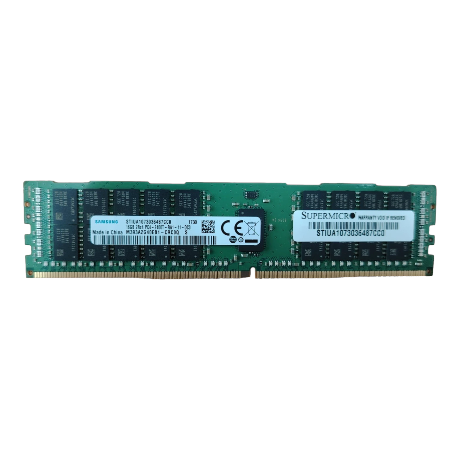 Samsung/Super micro 16GB DDR4 2400MHz RDIMM ECC RAM M393A2G40EB1-CRC