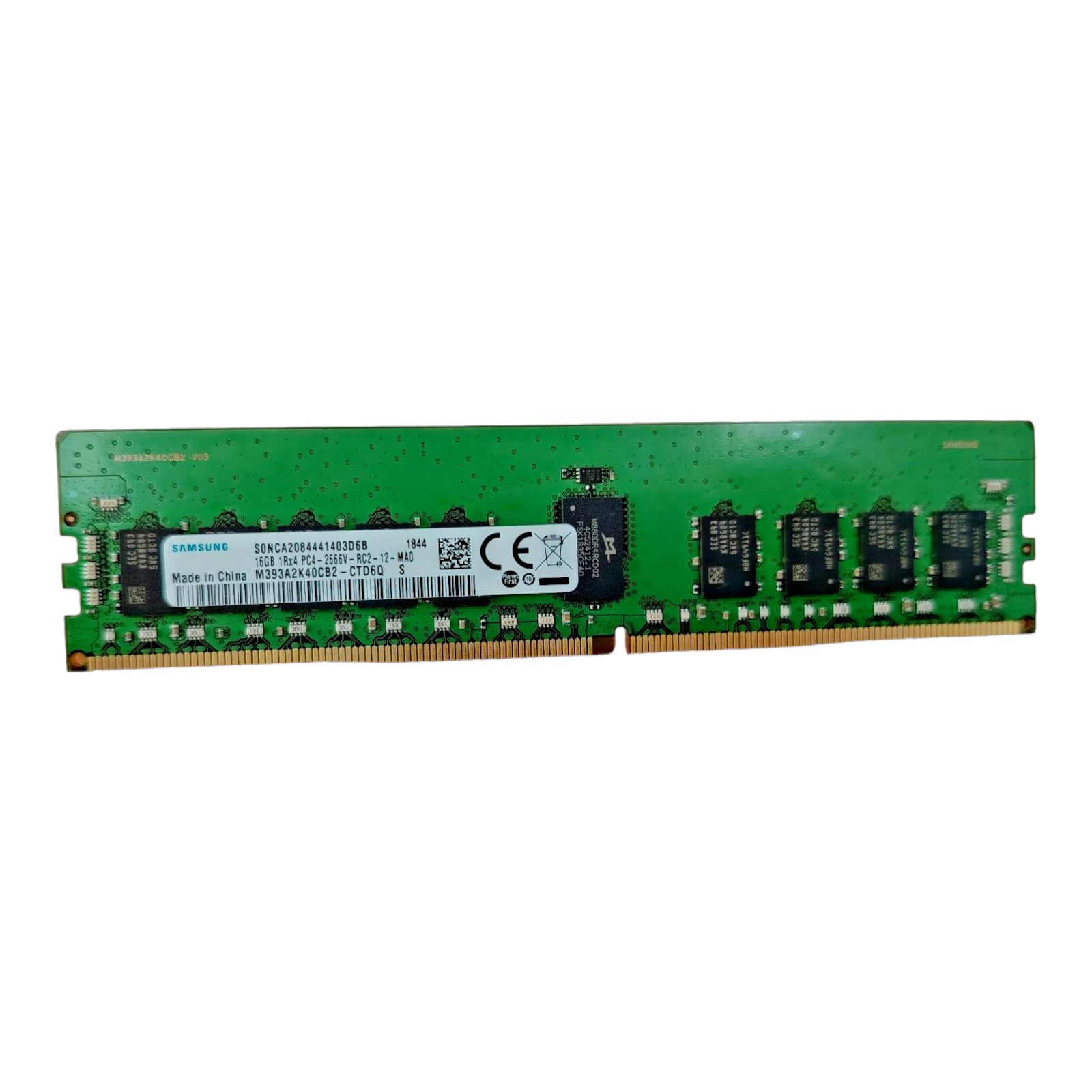 Samsung 16GB DDR4 2666MHz RDIMM ECC RAM M393A2K40CB2-CTD