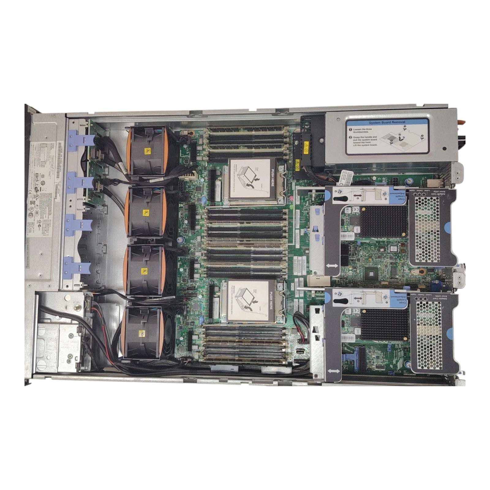 IBM System x3650 M4 2U Rack Server | 2x Intel Xeon E5-2609 v2 | 128GB DDR3 ECC RAM | No HDD | Model 7915B3A
