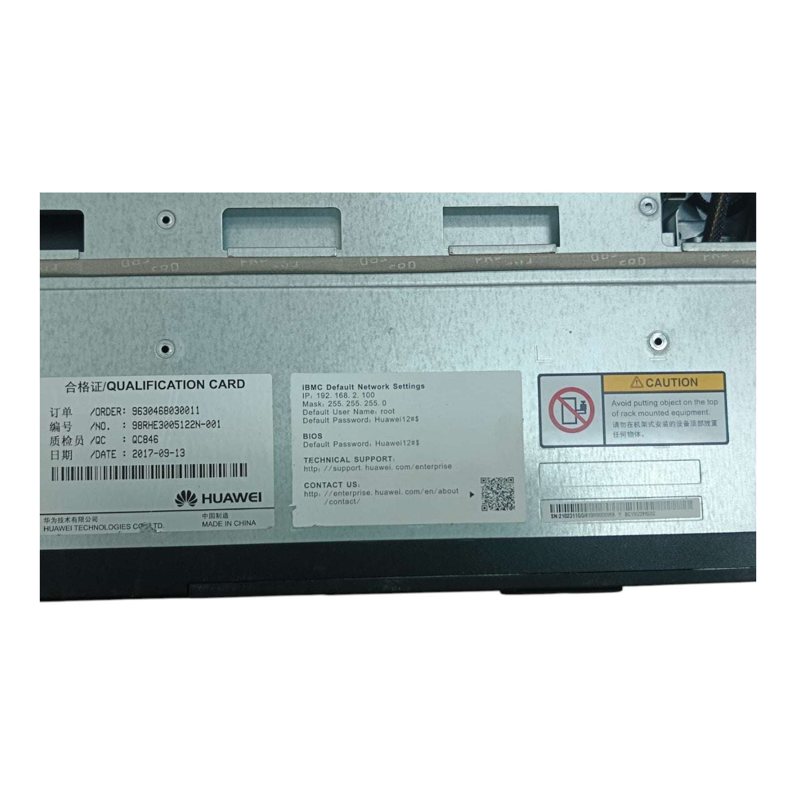 Huawei RH1288 V3 1U Rack Servers – Dual 10G NIC, RAID Controller, Enterprise-Grade