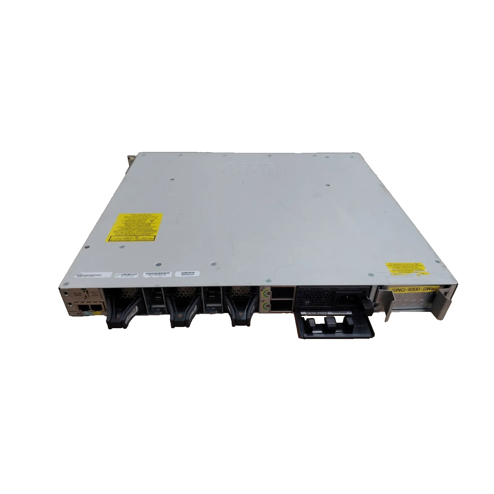 Cisco Catalyst C9300-48T-E Switches | 48-Port Gigabit | 3x FAN | Network Switch On