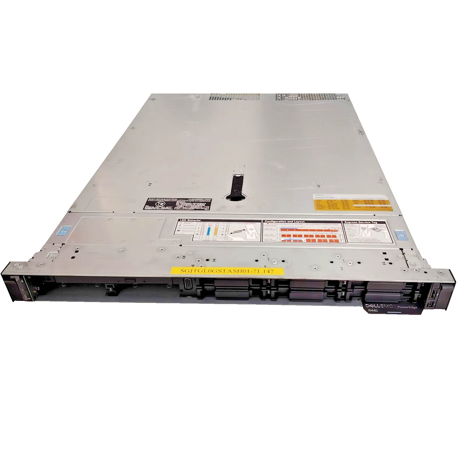 Dell PowerEdge R440 Server 2x Silver 4208 64GB RAM 2x 2.4TB HDD RAID