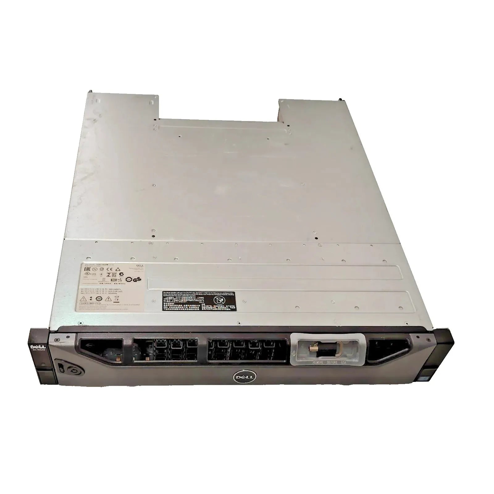 Dell SC4020 Storage Array, No HDD, Dual 10Gb iSCSI Controller