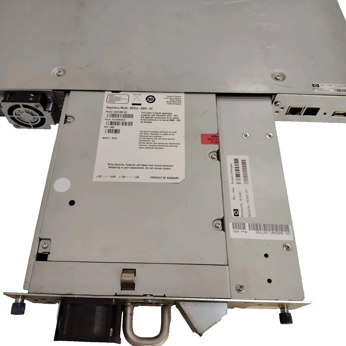 HP 1/8 G2 Tape Autoloader Q6Q66A | LTO-8 Ultrium 30750 HH SAS Drive (01PL419) | 8-Slot Backup Solution