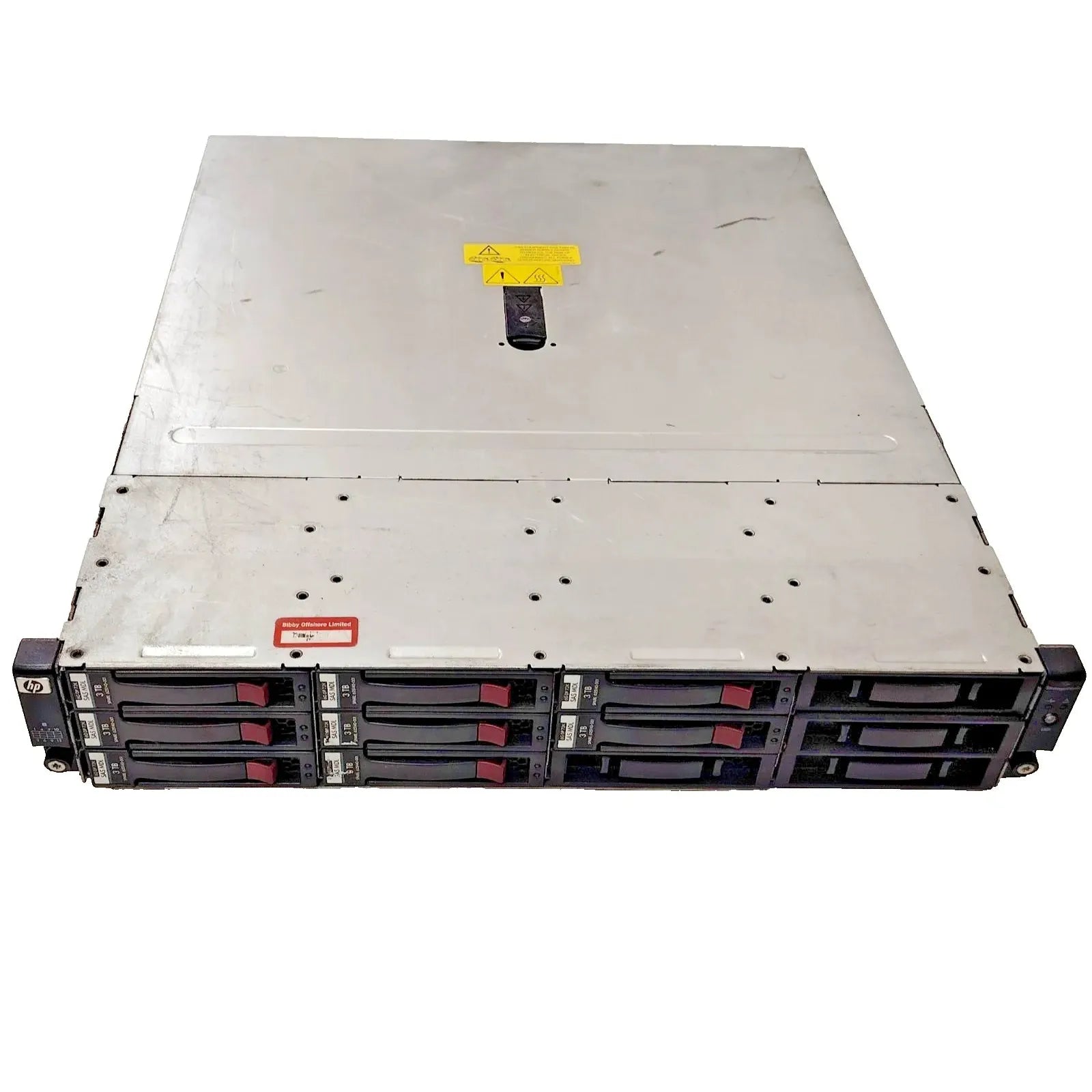 HP StorageWorks D2600 DAS Enclosure | 12-Bay 3.5" | 2x SAS I/O Modules | 2x 460W PSU | 2U Rackmount