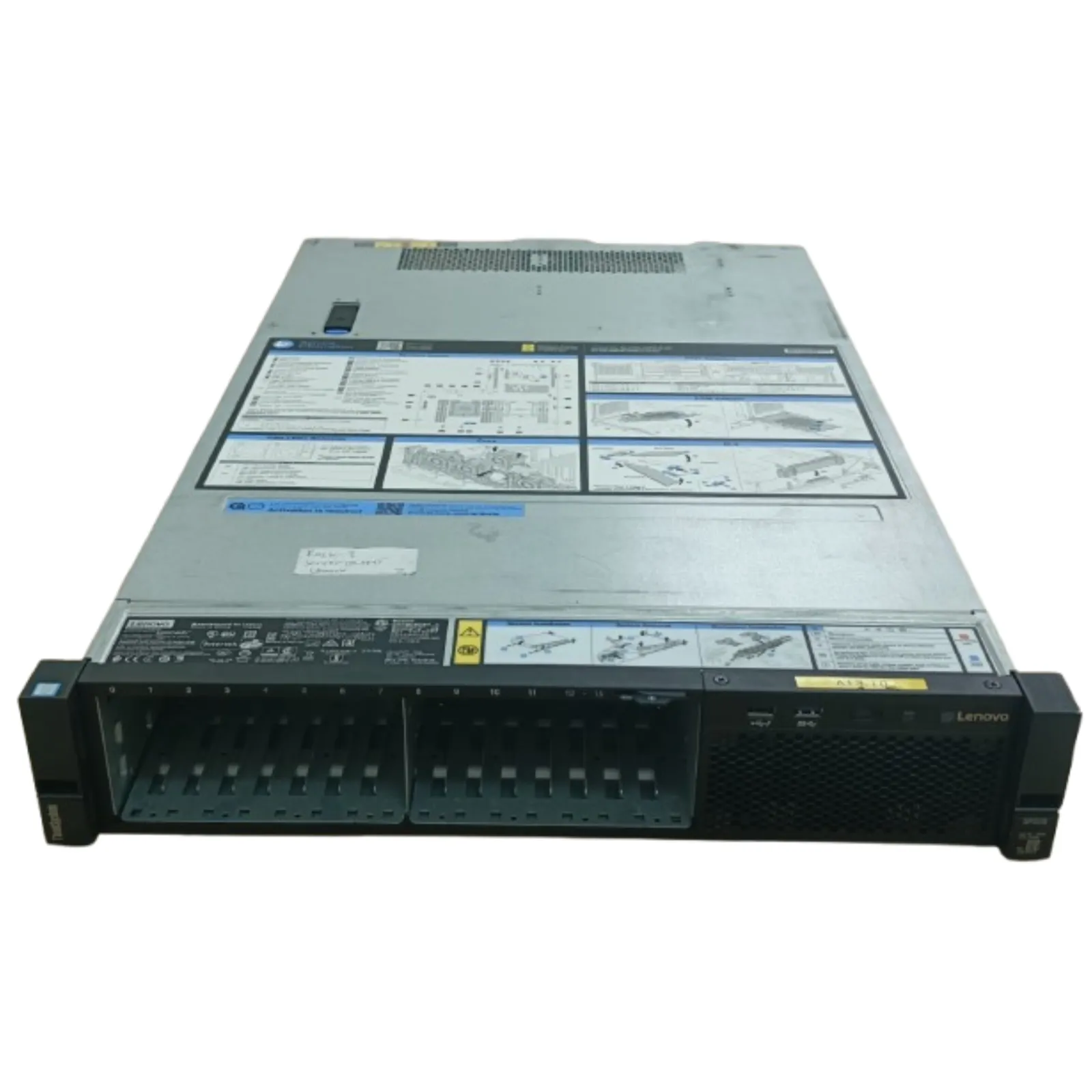 IBM Lenovo ThinkSystem SR550 Server – 2x Intel Xeon Silver 4114 CPUs, No RAM, No HDD
