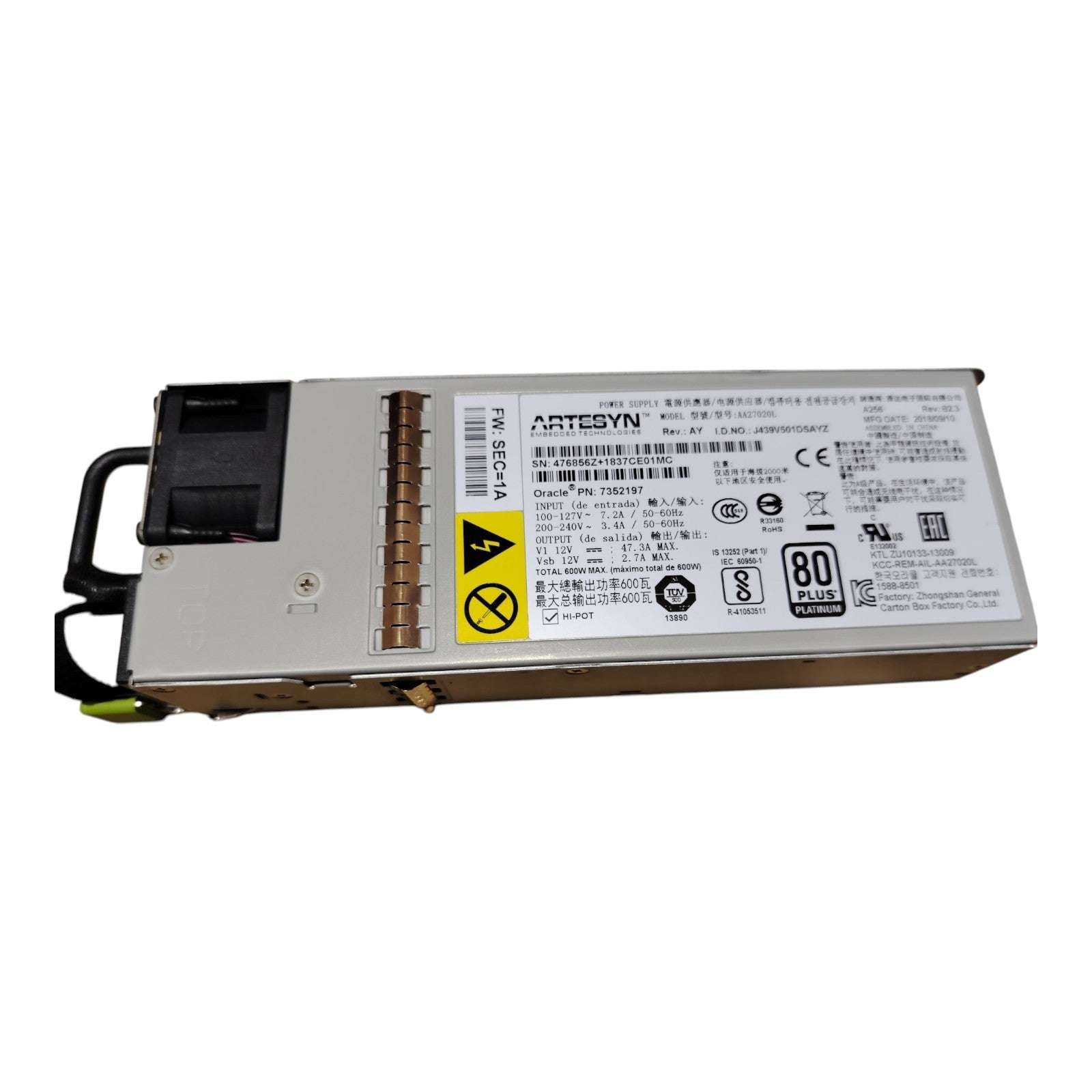 Oracle ZFS Storage ZS5-ES | Enterprise Rackmount Storage System | 40GbE Dual Port | SAS-3 HBA & PCI-E Expansion