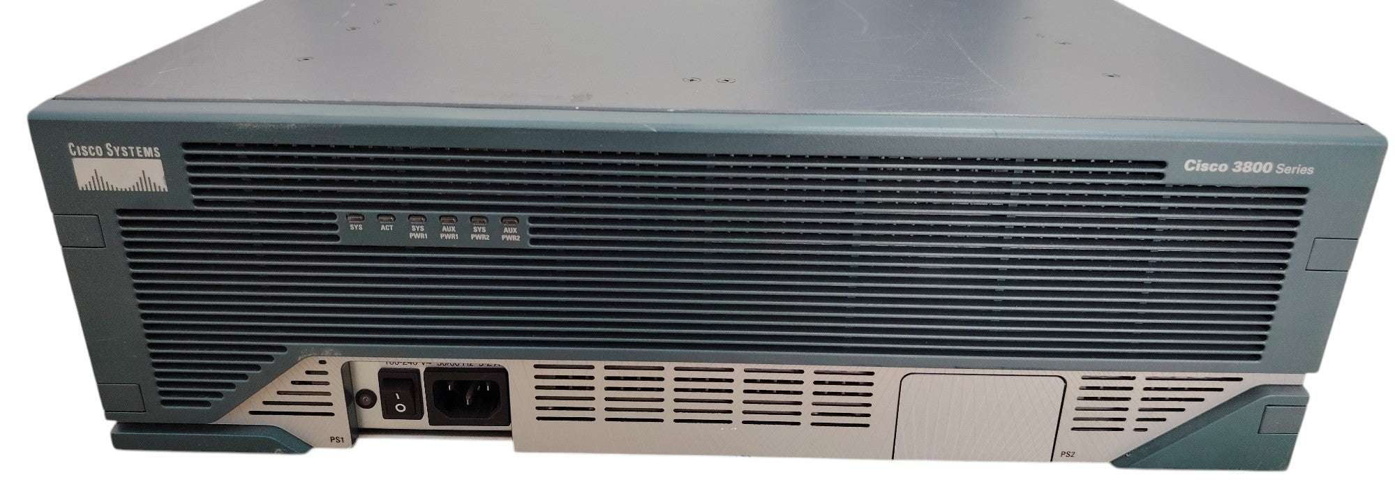 Cisco 3845 Integrated Services Router – 2x Gigabit Ethernet, 1x SFP, Rack-Mountable ISR