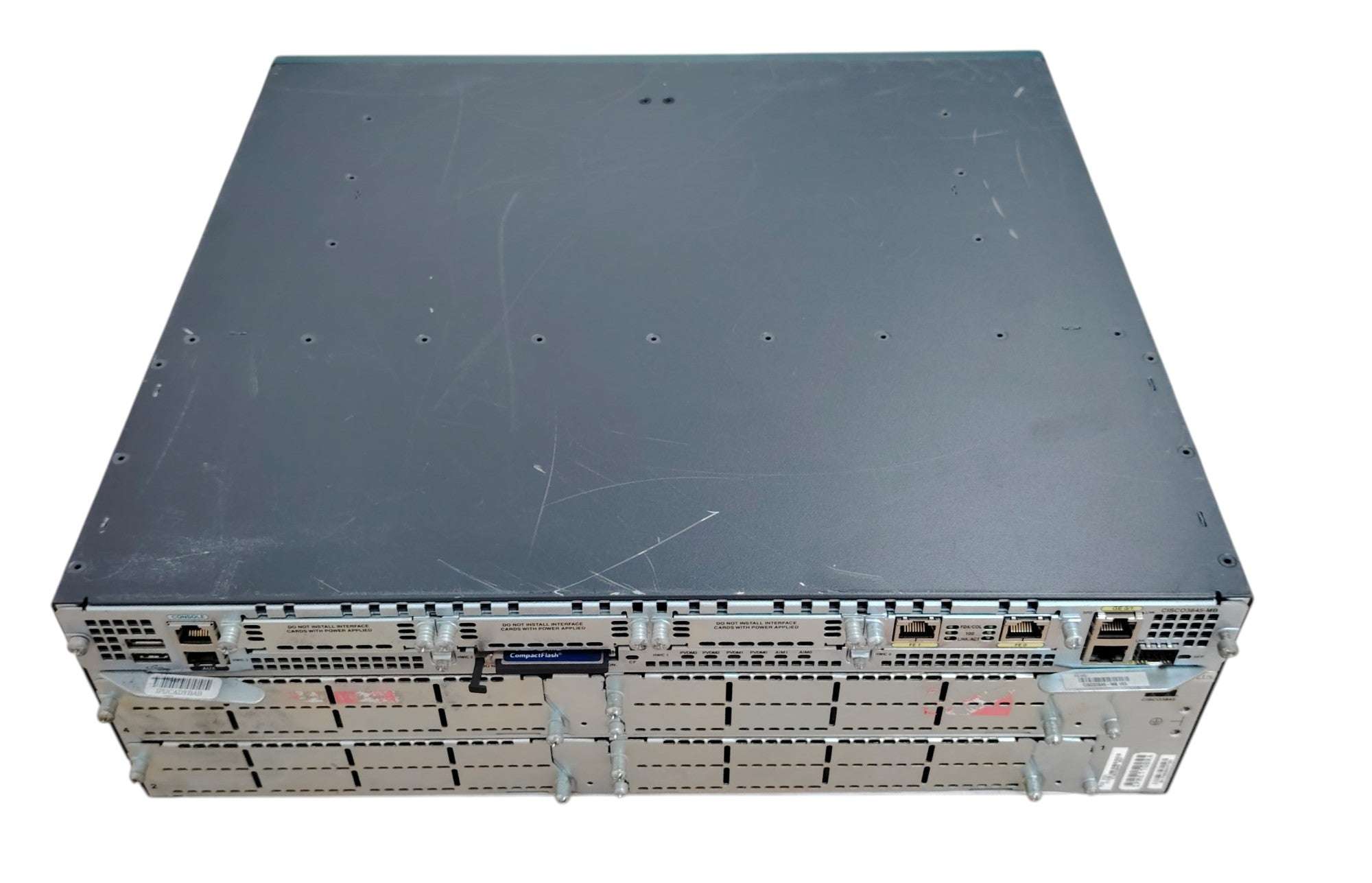 Cisco 3845 Integrated Services Router – 2x Gigabit Ethernet, 1x SFP, Rack-Mountable ISR