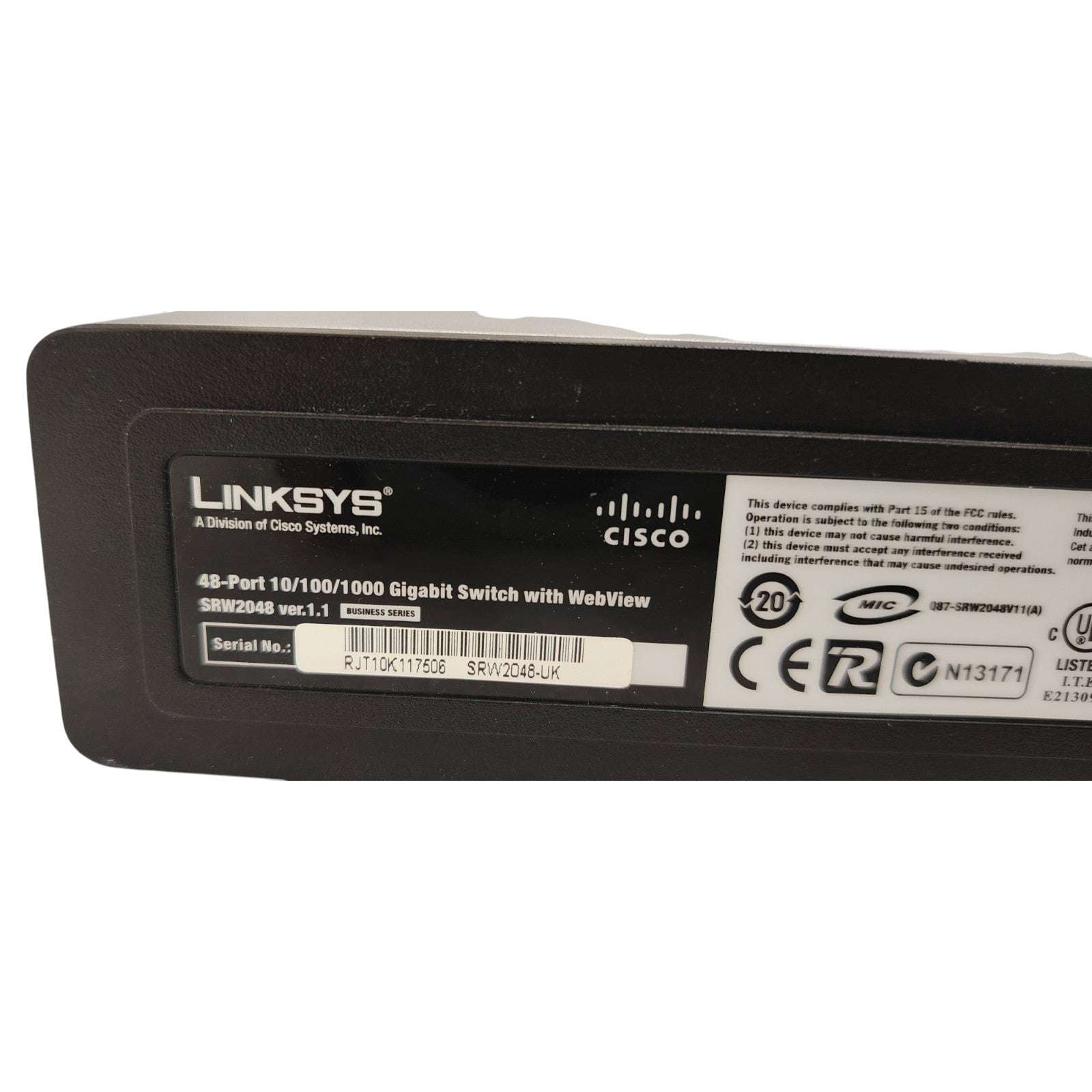 Cisco Linksys SRW2048 48-Port Web-Managed Gigabit Switch – Layer 2 Rackmount