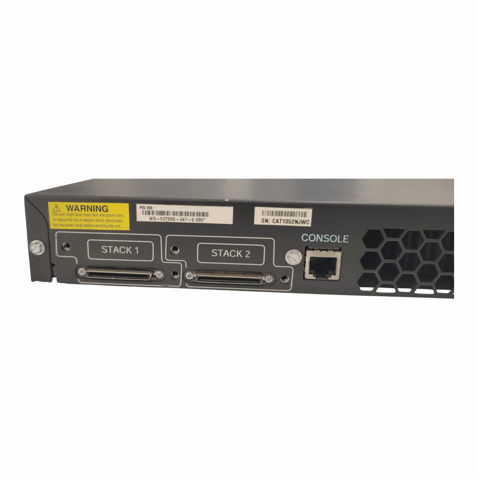 Cisco WS-C3750G-24T-S 24-Port Gigabit Ethernet Switch | Enterprise Managed Layer 3 Stackable Switch