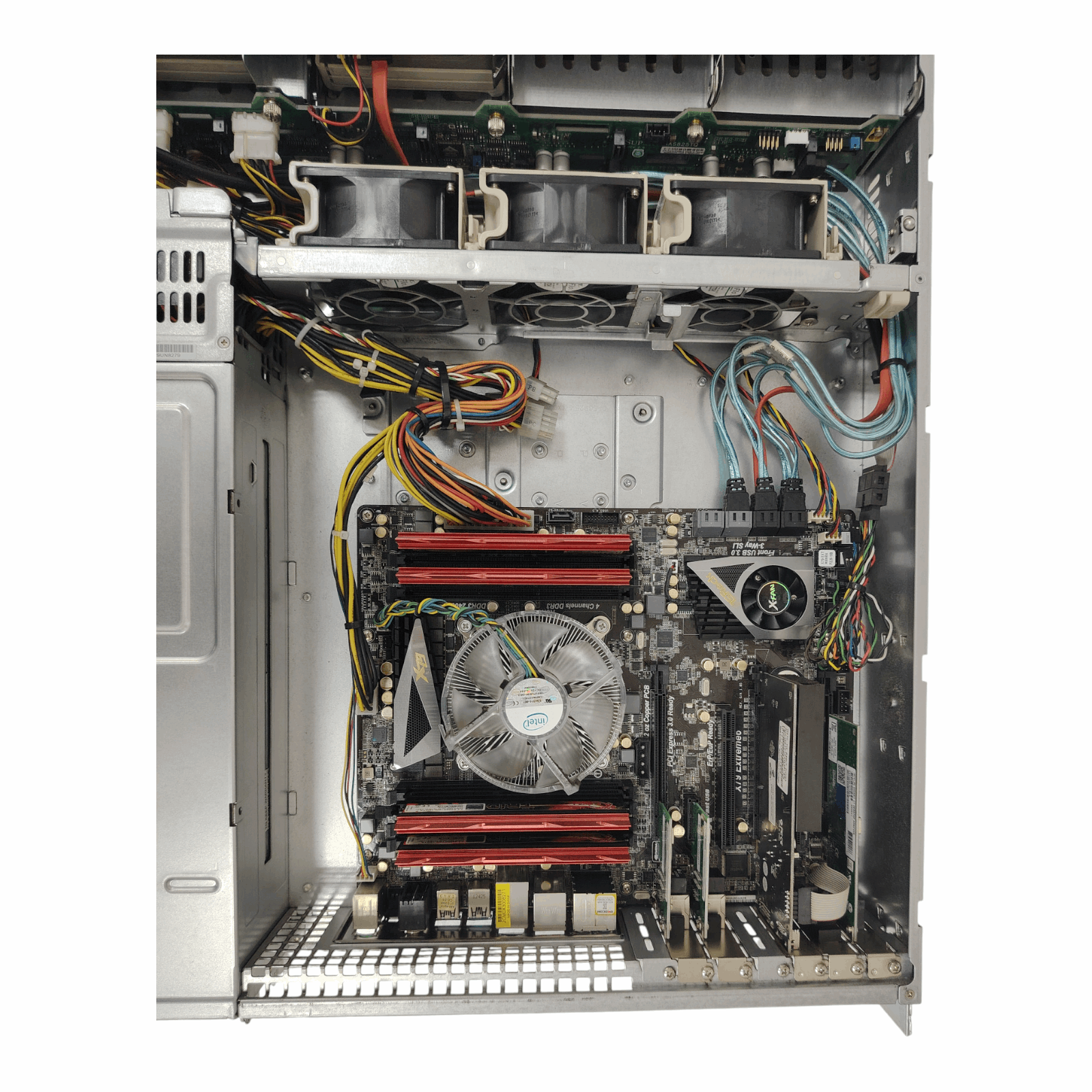 Supermicro CSE-825 2U Server | Intel i7-3930K | 64GB DDR3 | Dual 128GB Samsung SSD | NVIDIA GPU | Gigabit LAN | 740W PSU