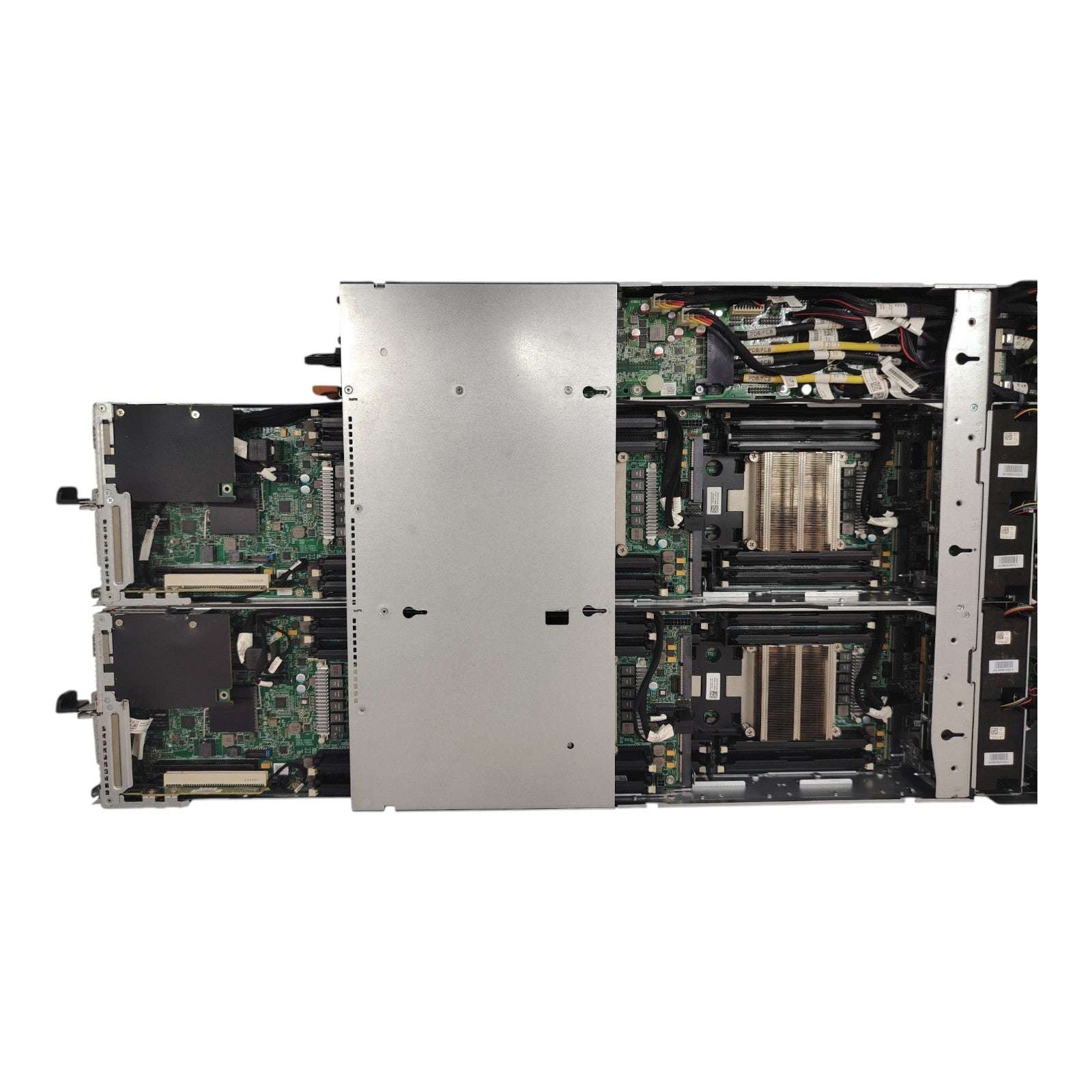 Dell PowerEdge C6220 B08S002 Servers | 4x Mezzanine Boards | 4x NICs | 4x Risers | 2x 1400W PSU