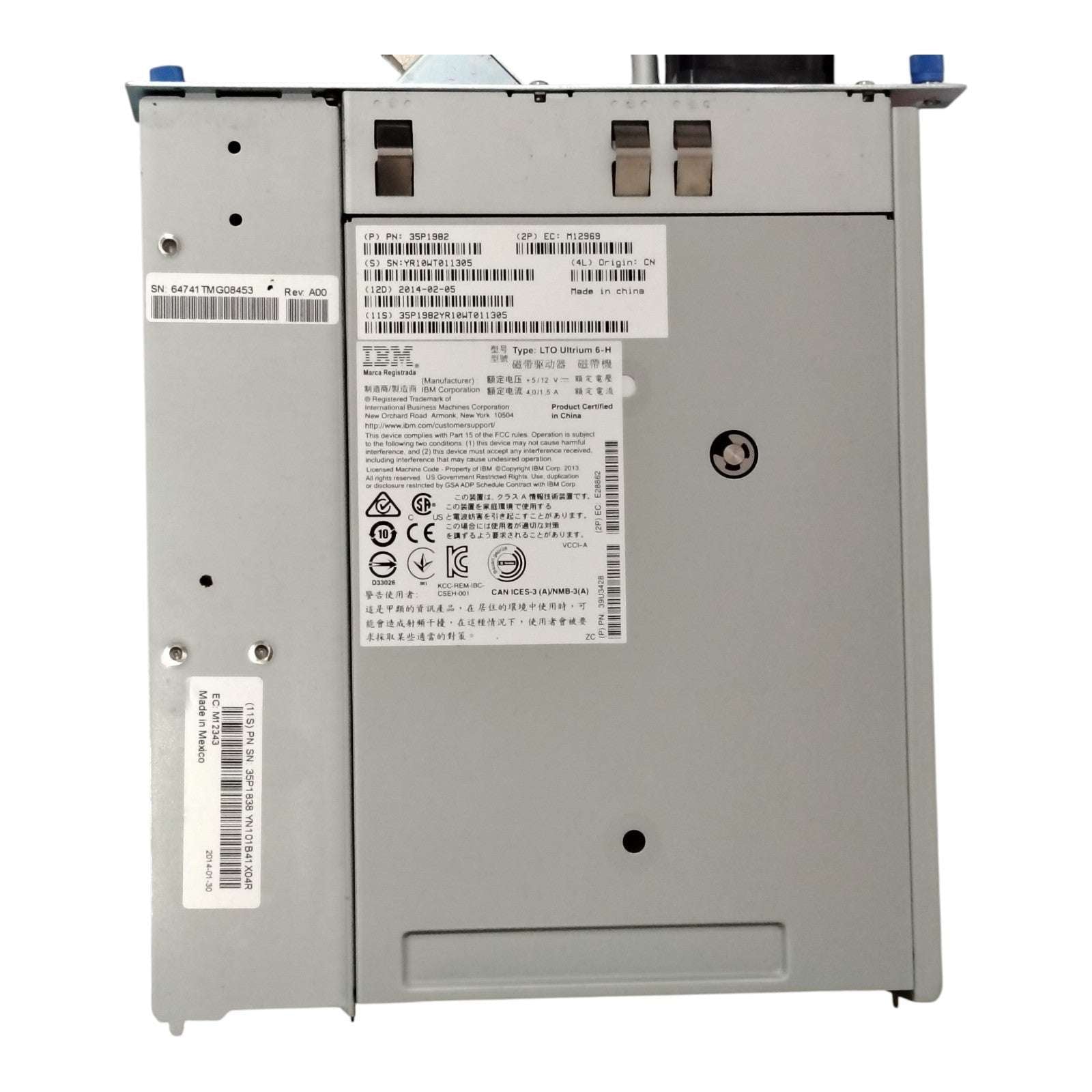 IBM TS3100 Tape Library Express 3573-X2U | Rackmount Tape Library | LTO-5 Fibre Channel Drive | 1.5TB Native Capacity