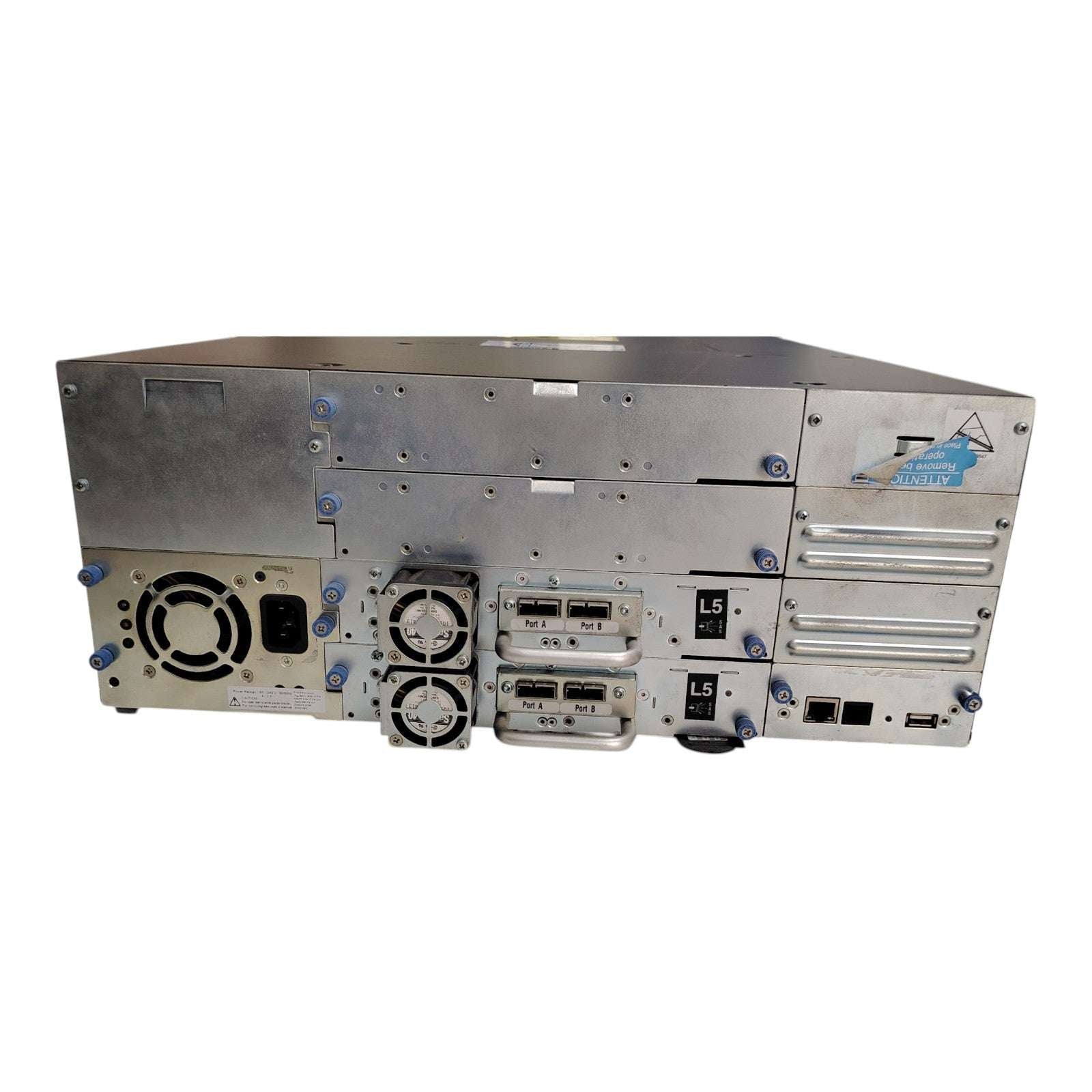 IBM TS3200 Tape Library 3573-4UL | 2× LTO-5 Ultrium SAS Drives | 4U Rackmount Enterprise Backup & Archiving
