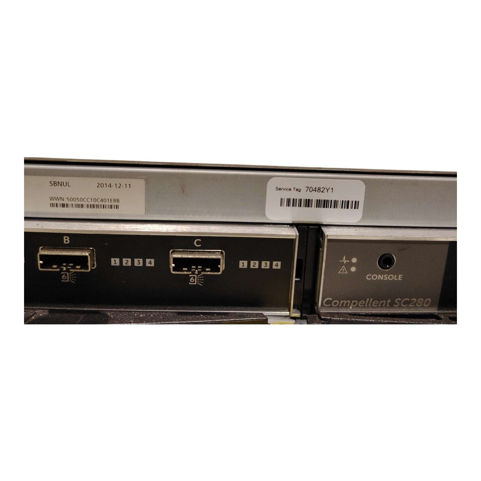 Dell Compellent SC280 Enclosure | 42x 4TB SAS HDDs | Dual SAS Controllers | 168TB High-Density Storage | 5U Rackmount