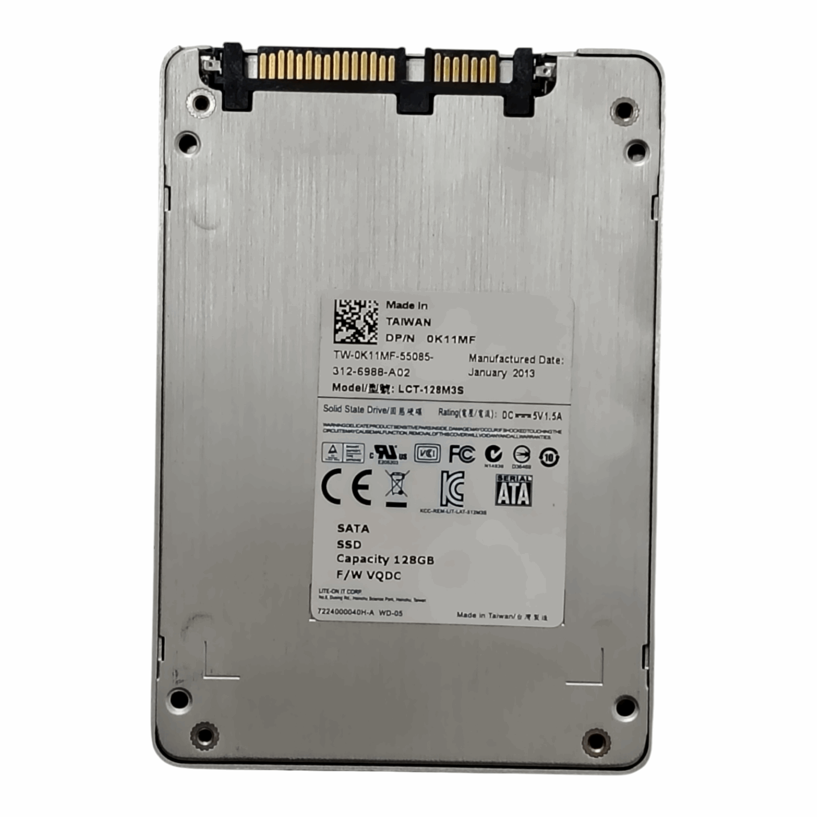 Dell Lite-On 0K11MF LCS-128M3S 128GB SATA 2.5" SSD – Enterprise Solid State Drive
