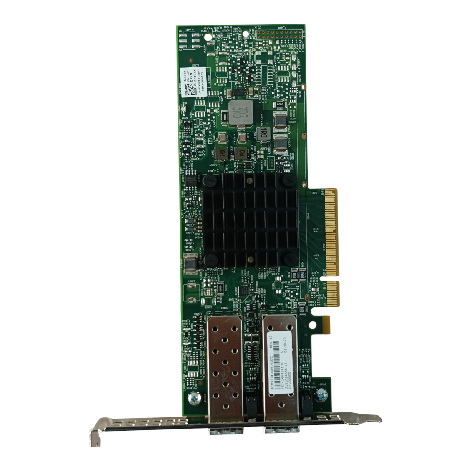 Dell 0CX94X Broadcom 57414 Dual Port 25GbE SFP+ PCIe Network Adapter