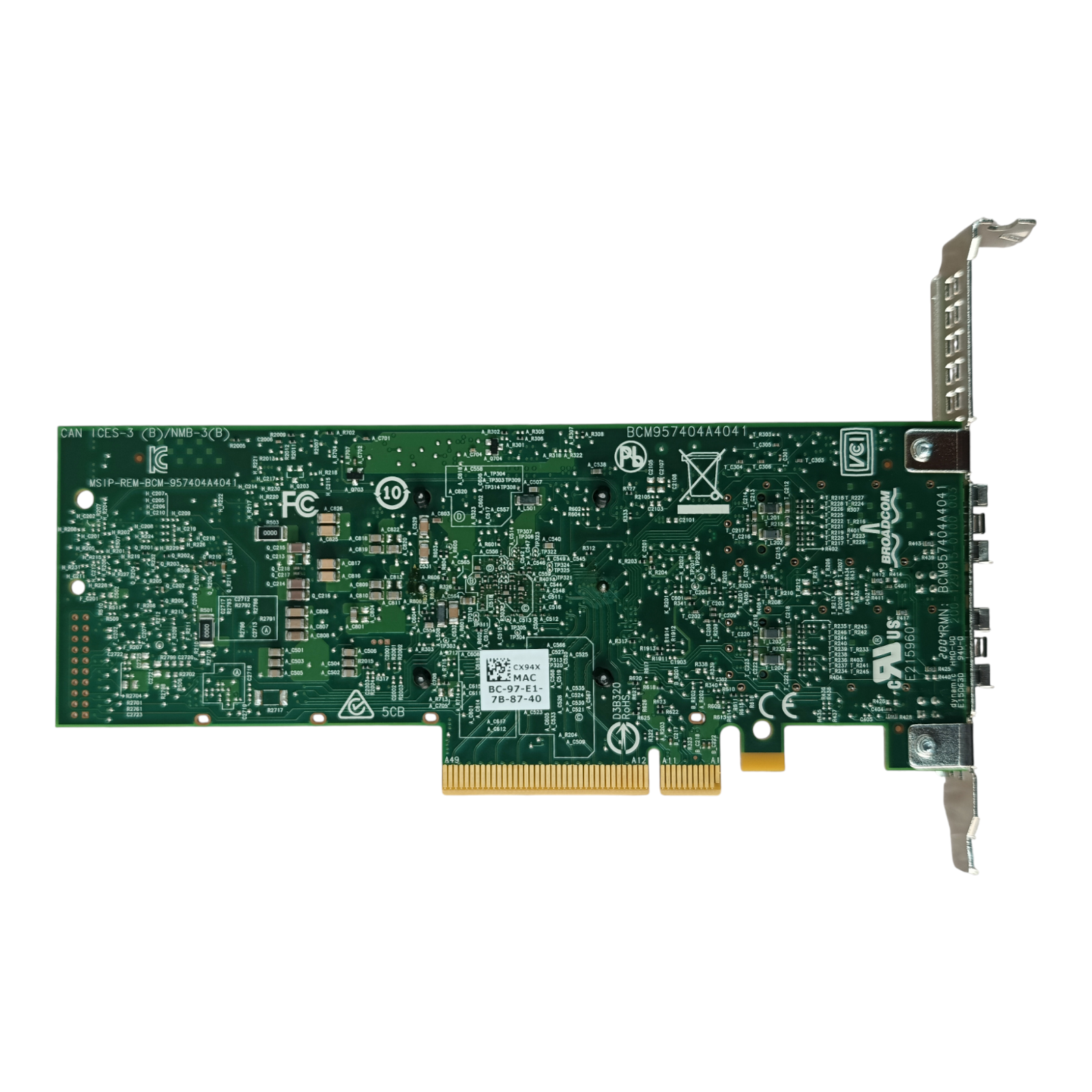Dell 0CX94X Broadcom 57414 Dual Port 25GbE SFP+ PCIe Network Adapter
