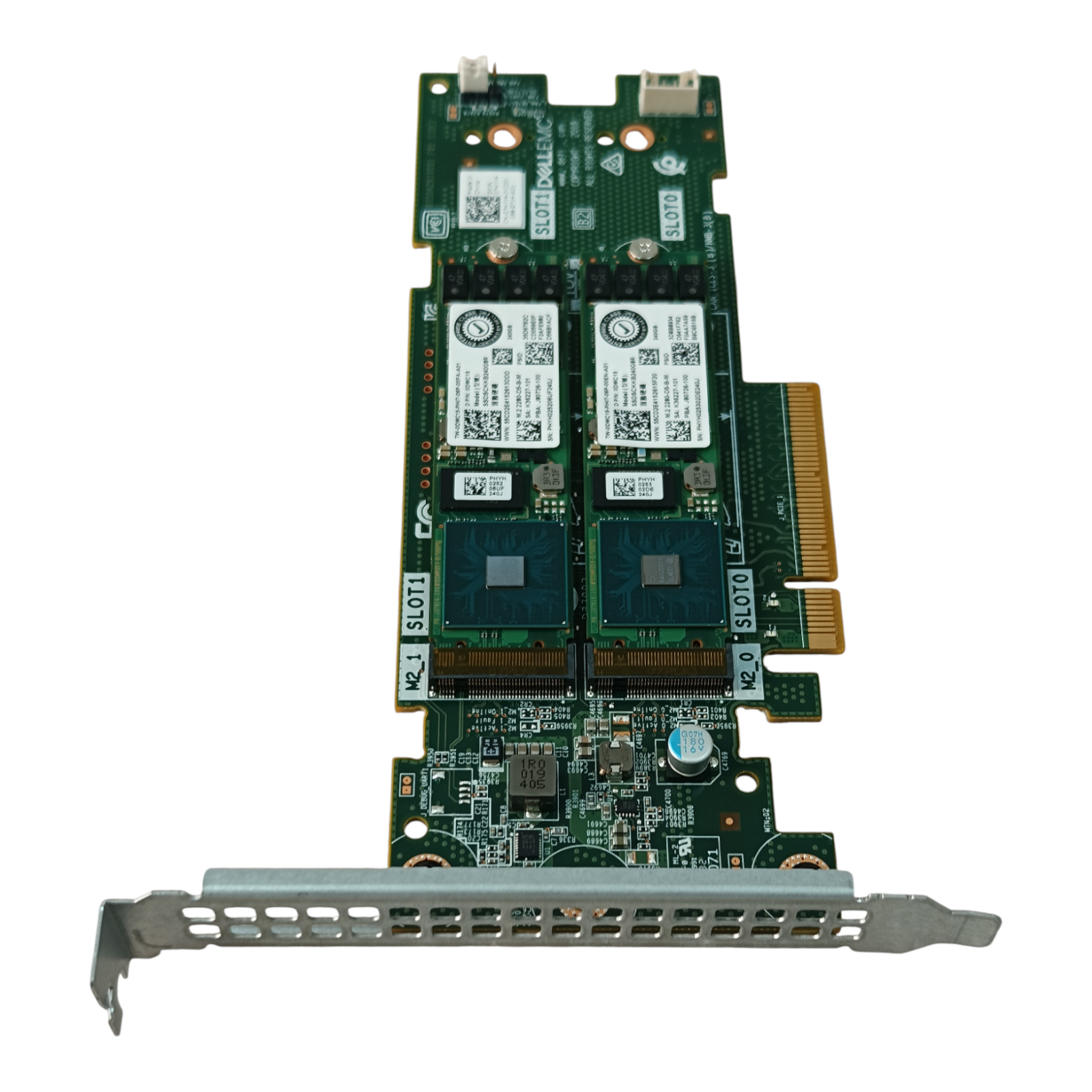 Dell PCIe to M.2 BOSS Adapter Card (07HYY4) + 2× 240GB M.2 SSDs | Boot Optimized Storage Solution