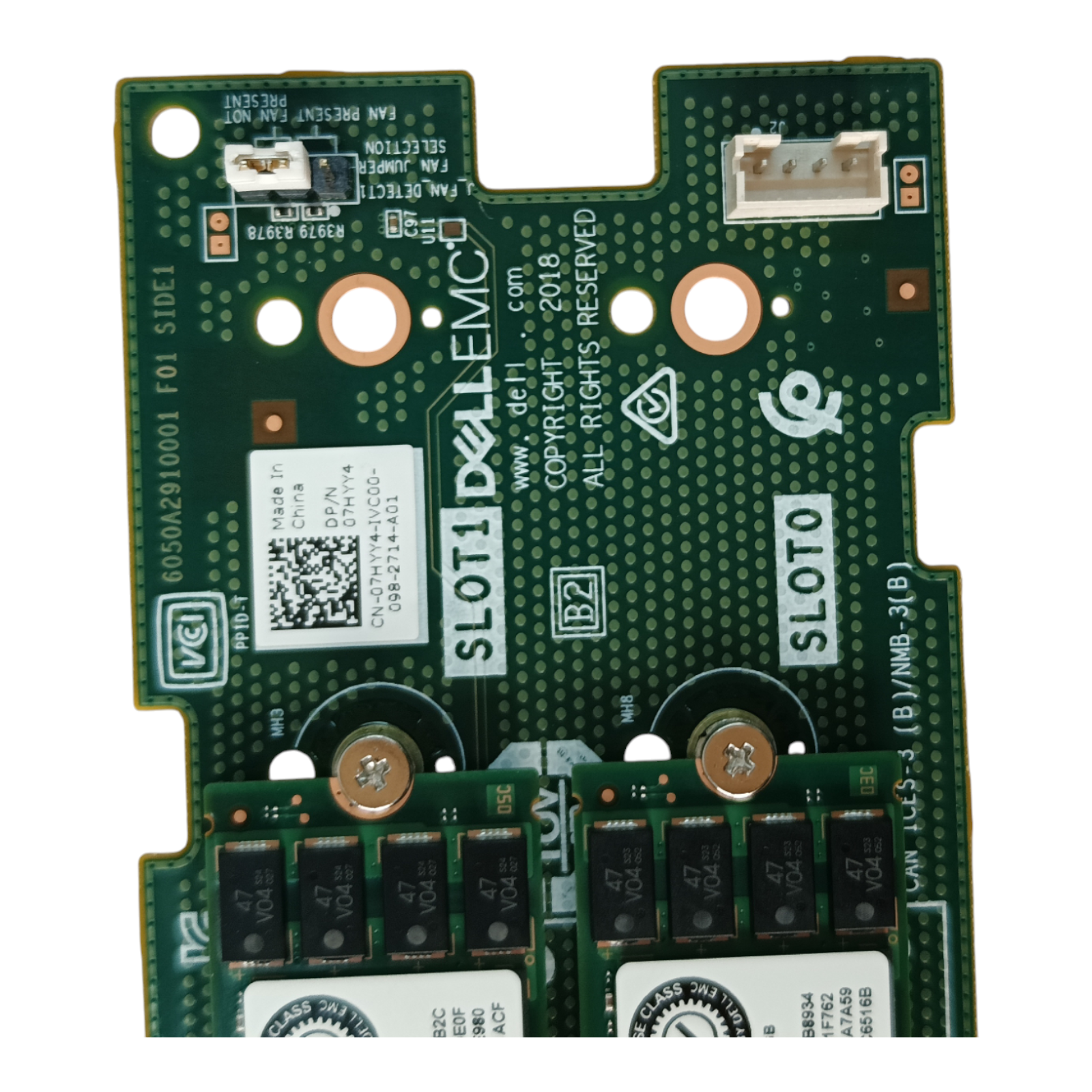 Dell PCIe to M.2 BOSS Adapter Card (07HYY4) + 2× 240GB M.2 SSDs | Boot Optimized Storage Solution
