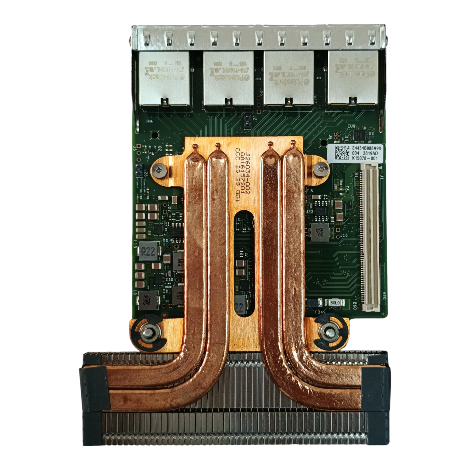 Dell 064PJ8 Intel X550-T4 Quad-Port 10Gb RJ-45 Network Daughter Card | Server NIC Adapter