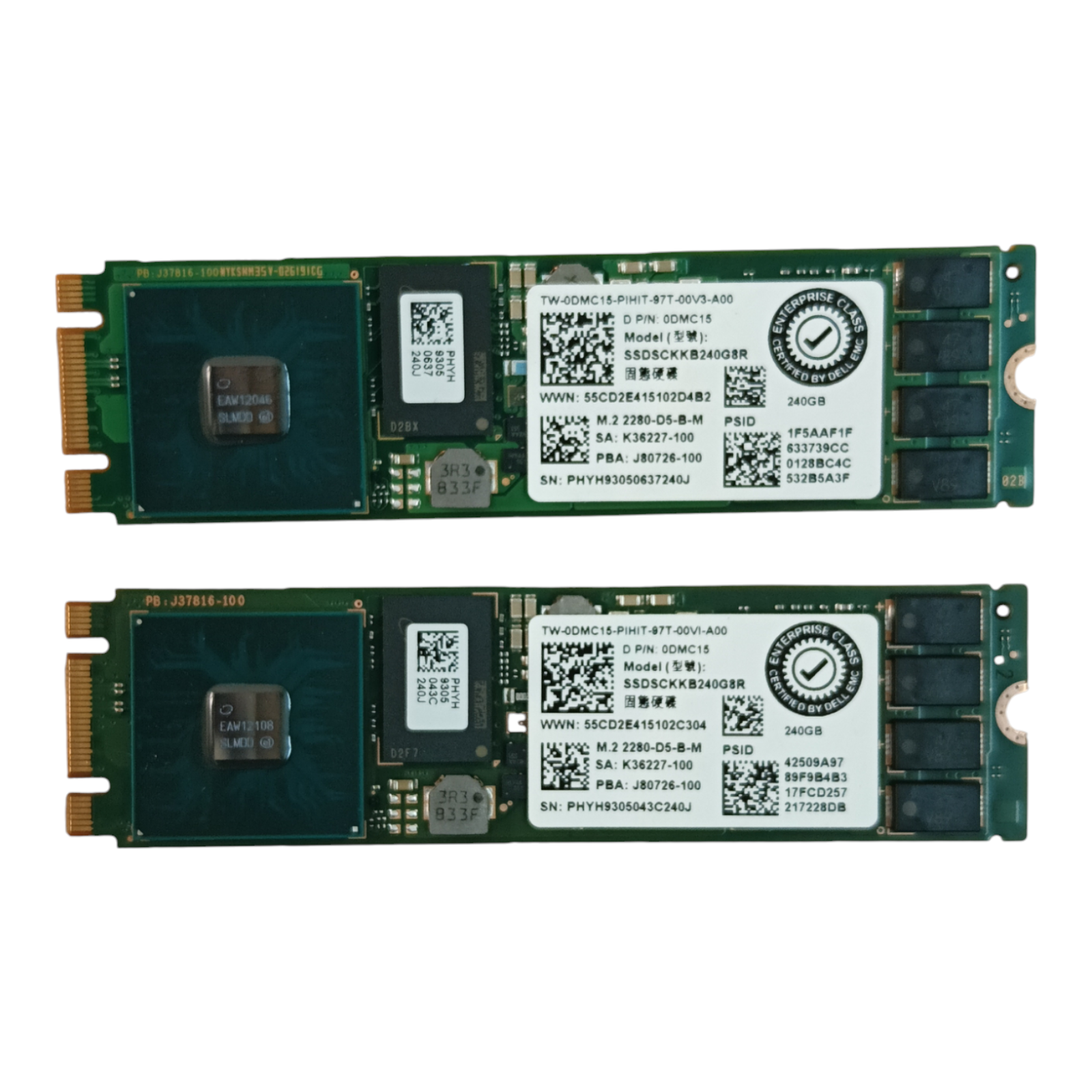 Dell 03JT49 BOSS-S1 Boot Optimized Storage Adapter with 2x 240GB M.2 SSDs