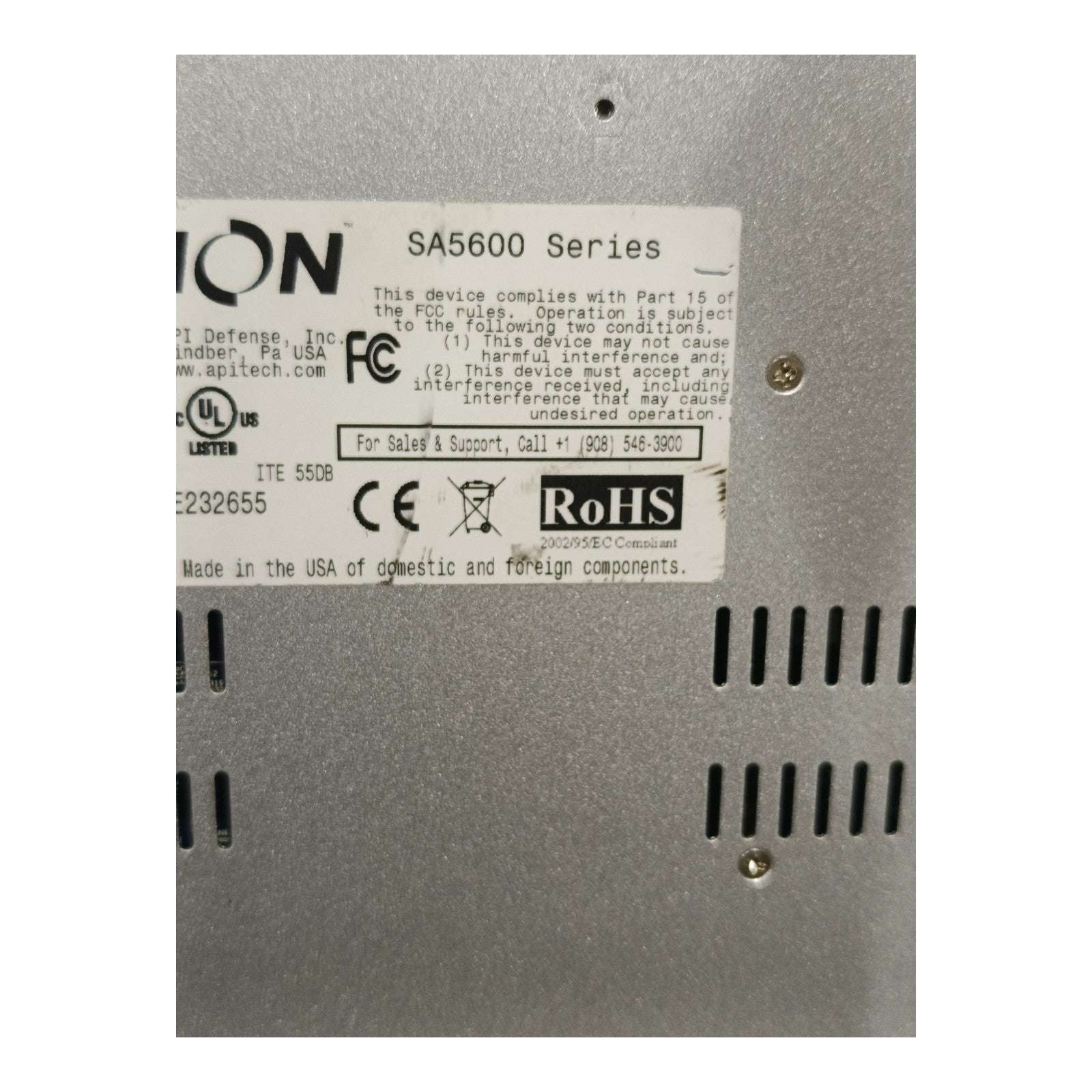 ION SA5600 Secure Appliance | 2x 10/100 Ethernet Ports | Rackmount Network Security Device