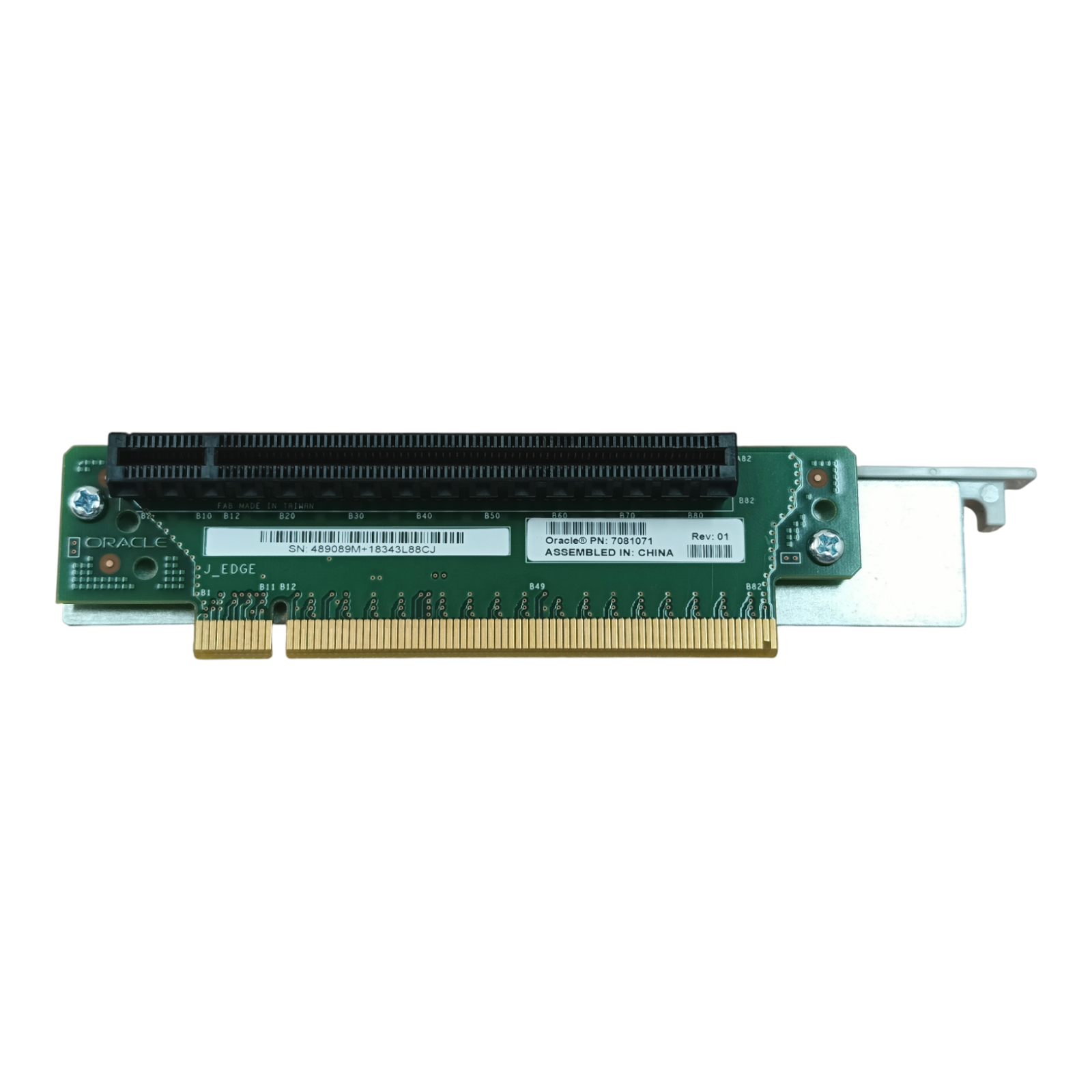 Oracle 7081071 PCIe Riser Card | Dual-Slot Server Expansion Board Rev 01