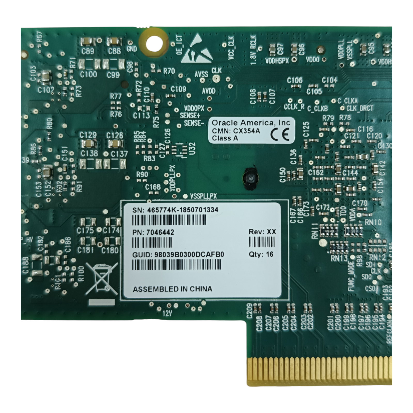 Sun Oracle 7046442 40GbE Dual-Port HCA Adapter | CX354A High-Speed Network Card