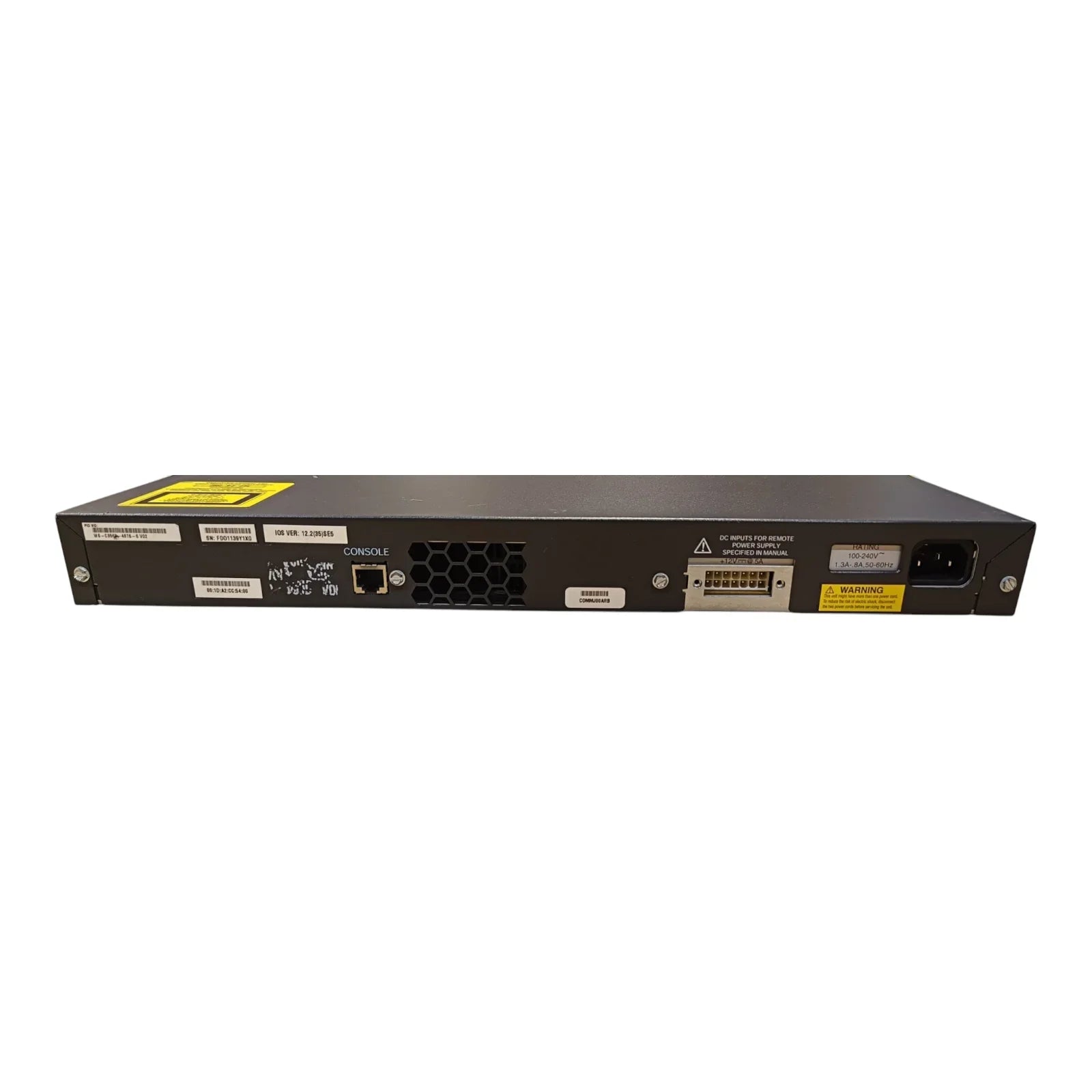 Cisco Catalyst WS-C3560-48TS-S 48-Port Gigabit Switch with 4 SFP Uplinks – Managed Layer 3 Network Switch