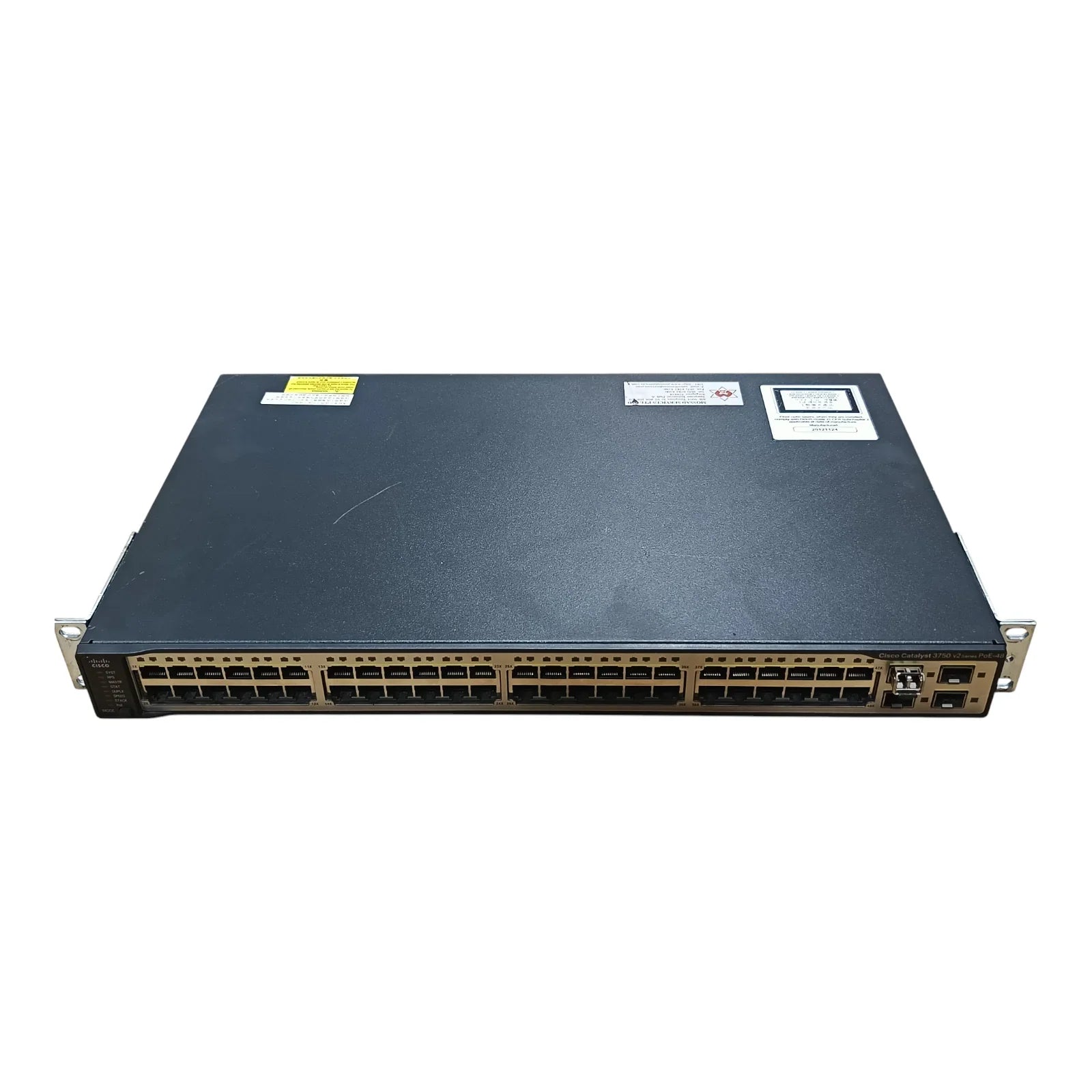 Cisco WS-C3750V2-48PS-S Catalyst 3750V2 48-Port Fast Ethernet Switch with PoE