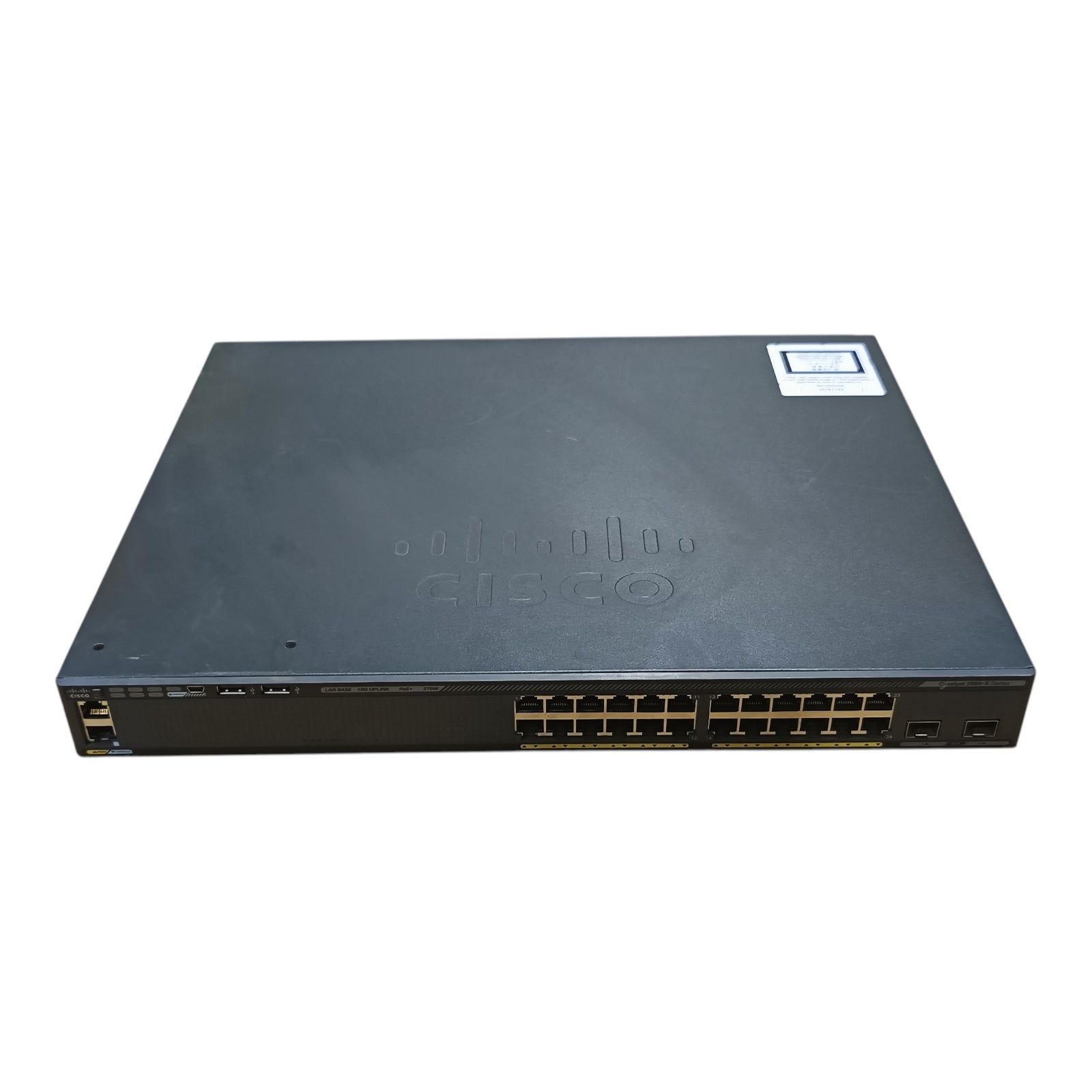 Cisco WS-C2960X-24PD-L Catalyst Switch | 24-Port Gigabit PoE+ | 2x 10G SFP+ Uplinks | Managed Enterprise Layer 2