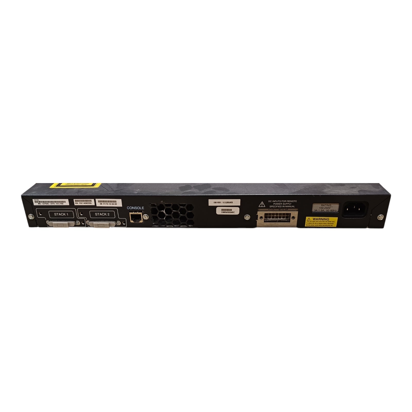 Cisco WS-C3750G-24TS-S 1U Catalyst Switch | 24-Port Gigabit Ethernet | Enterprise Layer 3 Managed Switch