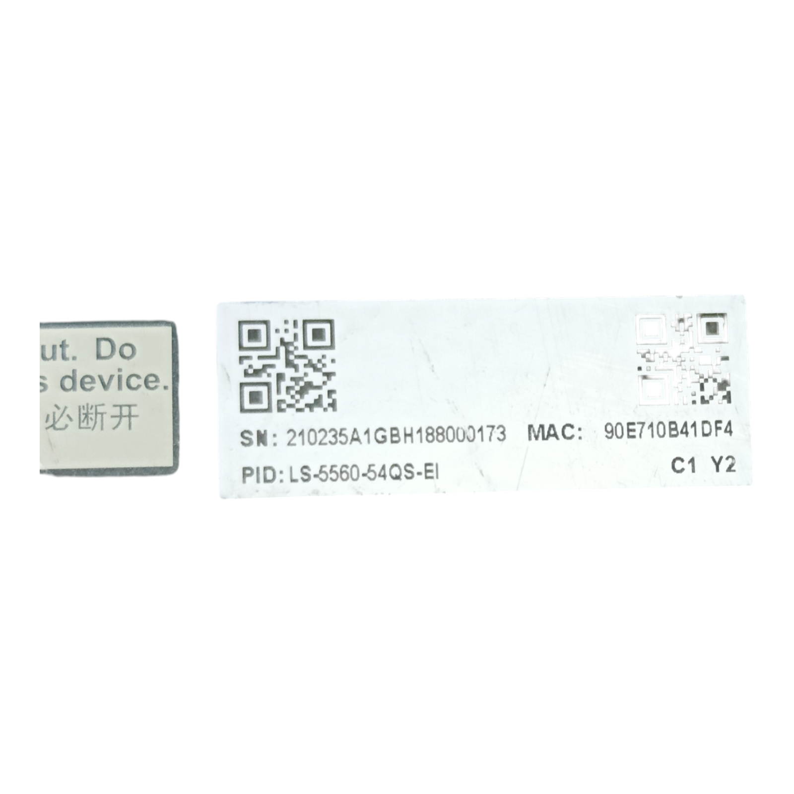 H3C S5560-54QS-EI Enterprise Switch | 48x Gigabit RJ45 | 4x 10G SFP+ | 2x 40G QSFP+ | Redundant PSU