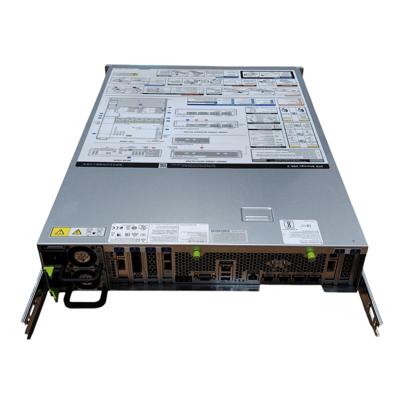 Oracle ZFS Storage ZS5-2 | 2U Enterprise Storage Appliance | 40GbE Networking | SAS-3 Controller | Redundant PSU