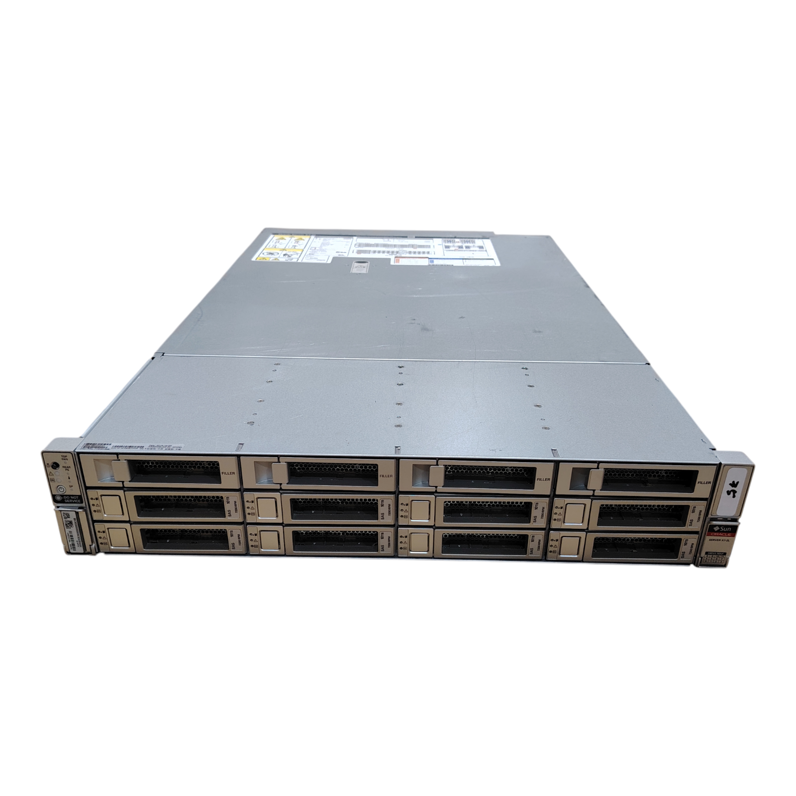 Oracle Sun X7-2L 2U Rackmount Server – Quad 10GbE Adapter, Dual 1200W Redundant PSUs