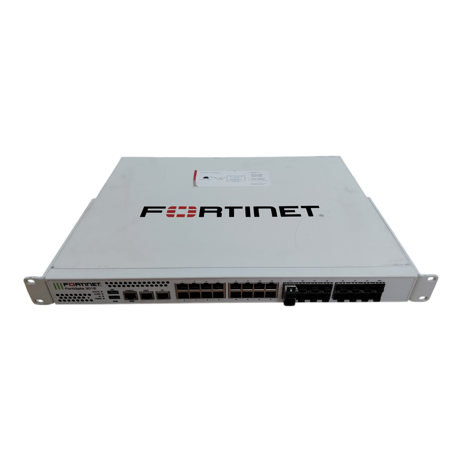 Fortinet FortiGate FG-301E Firewall | 16x RJ45 | 16x SFP | 2x USB | Enterprise Next-Generation Security Appliance