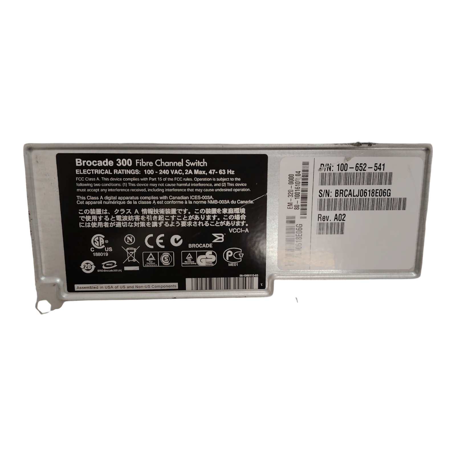 EMC Brocade DS-300B SAN Switch | 16x 4Gb SFPs | 24-Port Fibre Channel | Enterprise Storage Networking