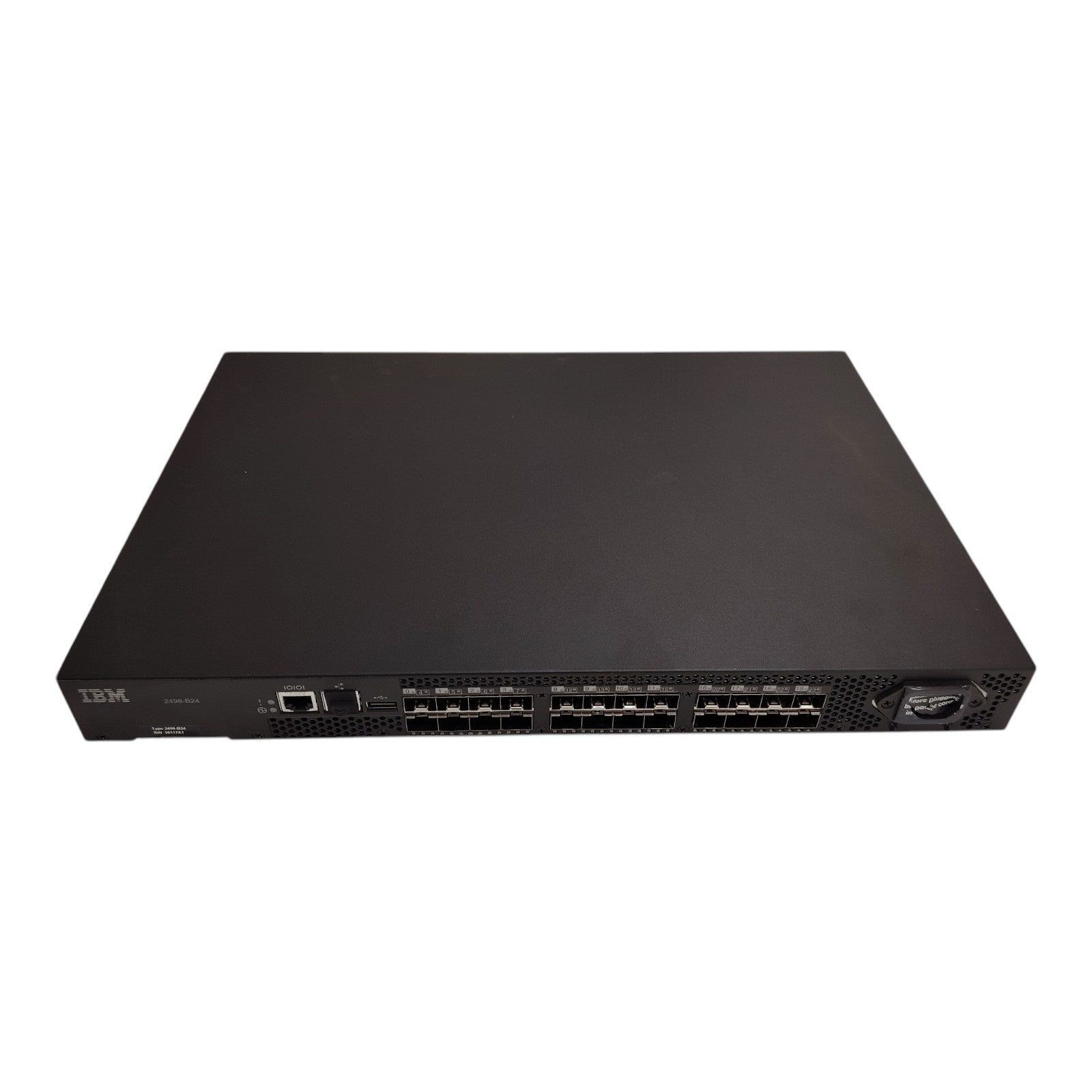 IBM 2498-B24 SAN Fibre Channel Switch – 24-Port 8Gb FC Rackmount Storage Networking Switch