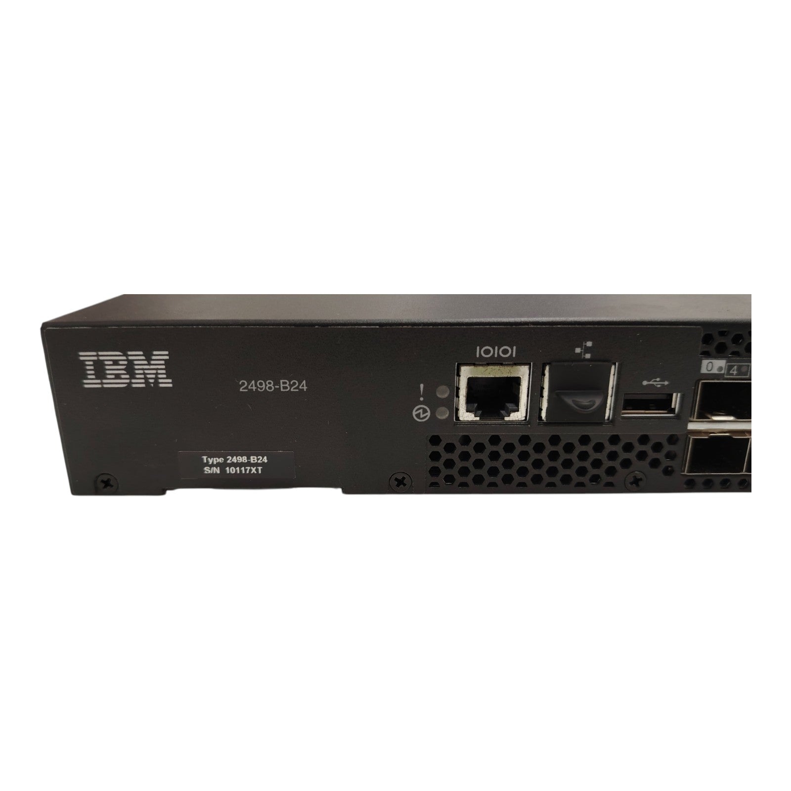 IBM 2498-B24 SAN Fibre Channel Switch – 24-Port 8Gb FC Rackmount Storage Networking Switch