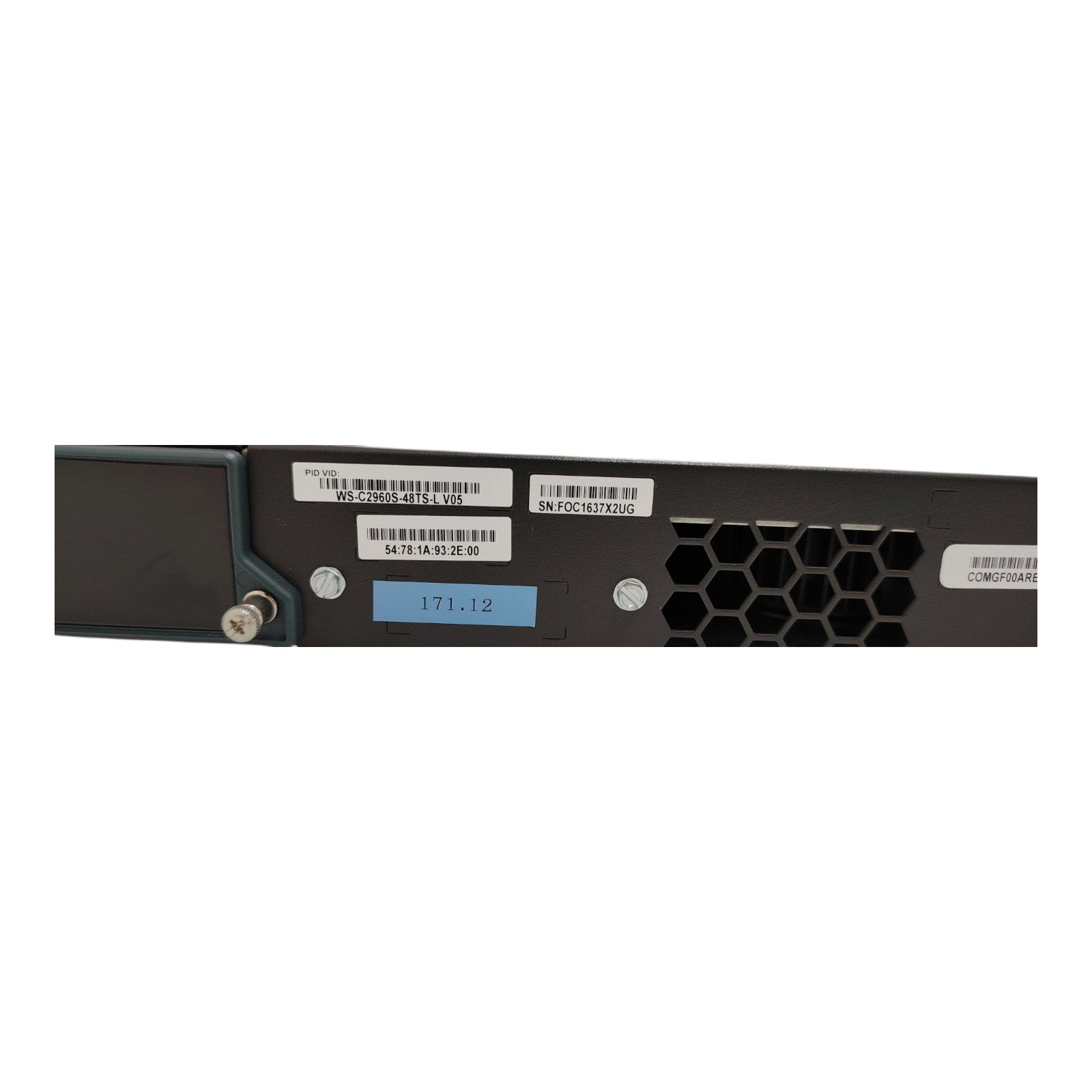 Cisco WS-C2960S-48TS-L Catalyst 2960S 48-Port Gigabit Ethernet Managed Switch | Layer 2 LAN Base