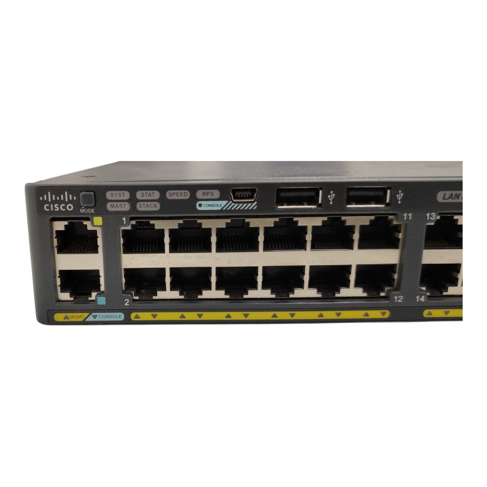 Cisco Catalyst WS-C2960X-48TS-L 48-Port Gigabit Managed Switch with 4 SFP Uplinks – LAN Base IOS