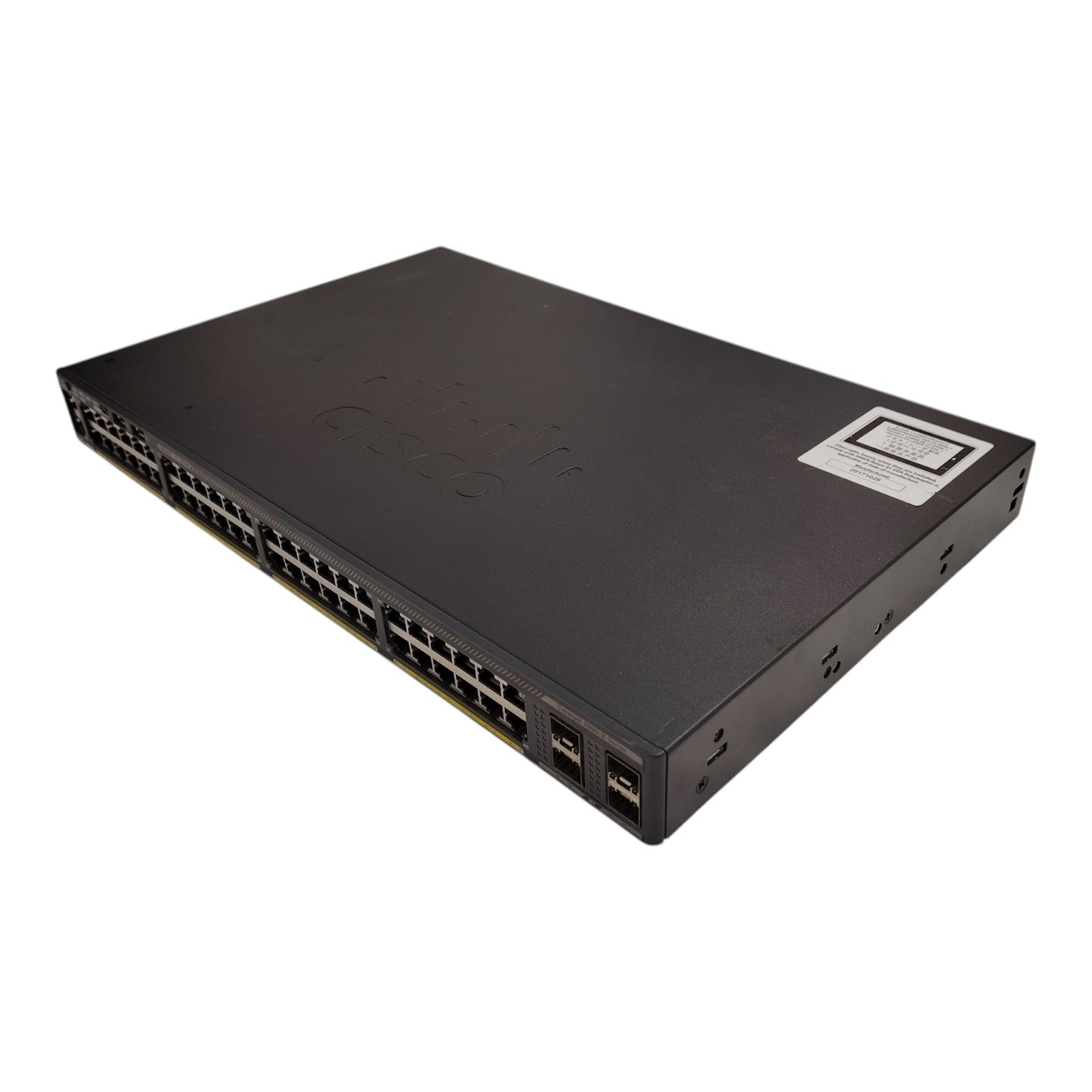 Cisco Catalyst WS-C2960X-48TS-L 48-Port Gigabit Managed Switch with 4 SFP Uplinks – LAN Base IOS