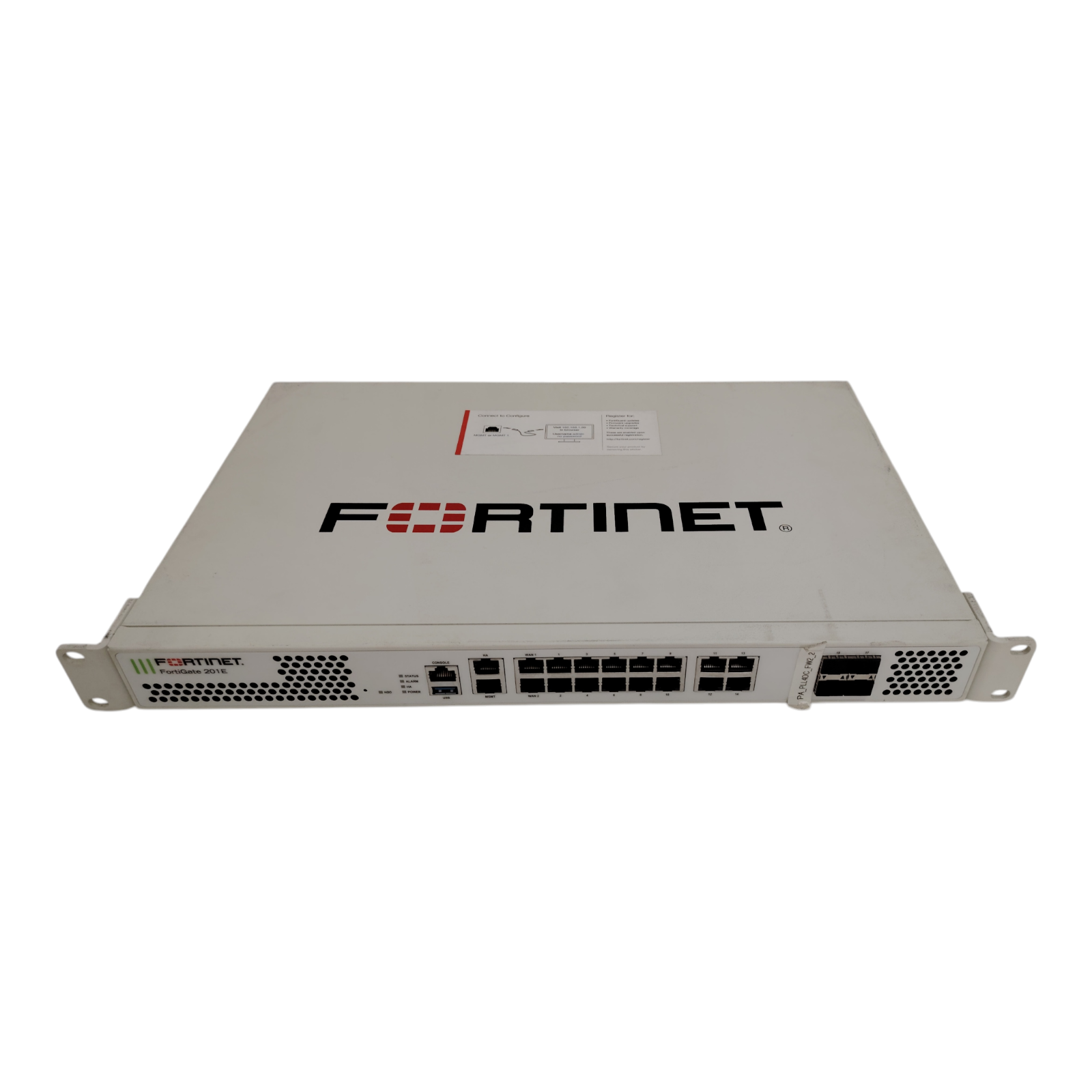 Fortinet FortiGate FG-201E Firewall | P19087-03-13 | Next-Generation Network Security Appliance