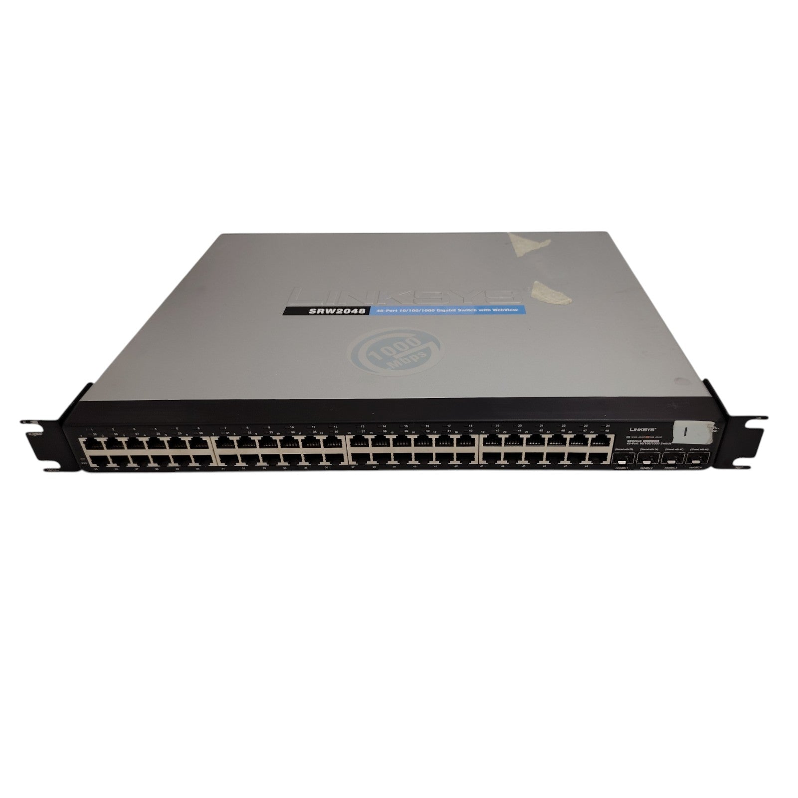 Cisco Linksys SRW2048 48-Port Web-Managed Gigabit Switch – Layer 2 Rackmount