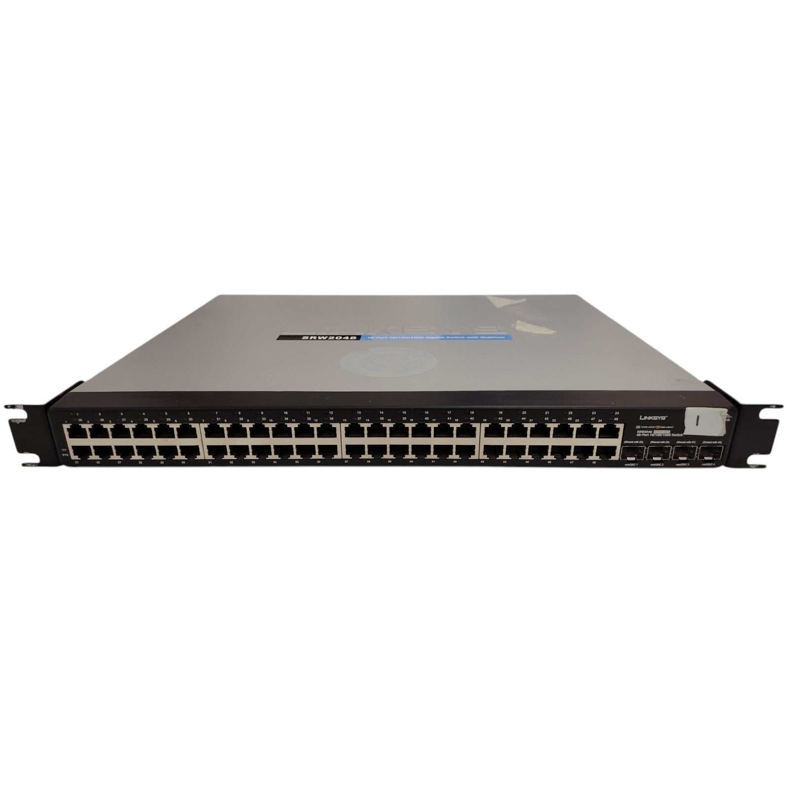 Cisco Linksys SRW2048 48-Port Web-Managed Gigabit Switch – Layer 2 Rackmount