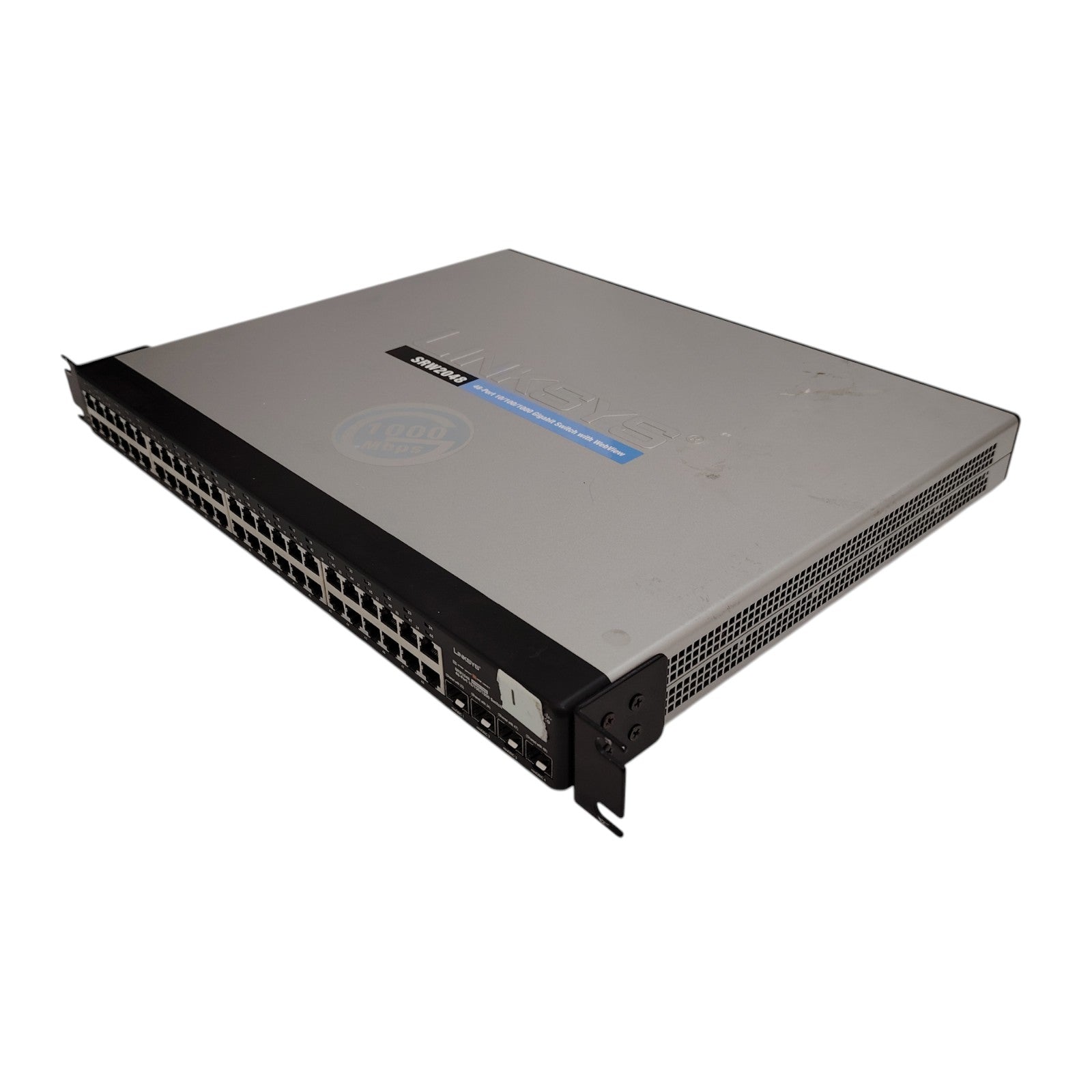 Cisco Linksys SRW2048 48-Port Web-Managed Gigabit Switch – Layer 2 Rackmount