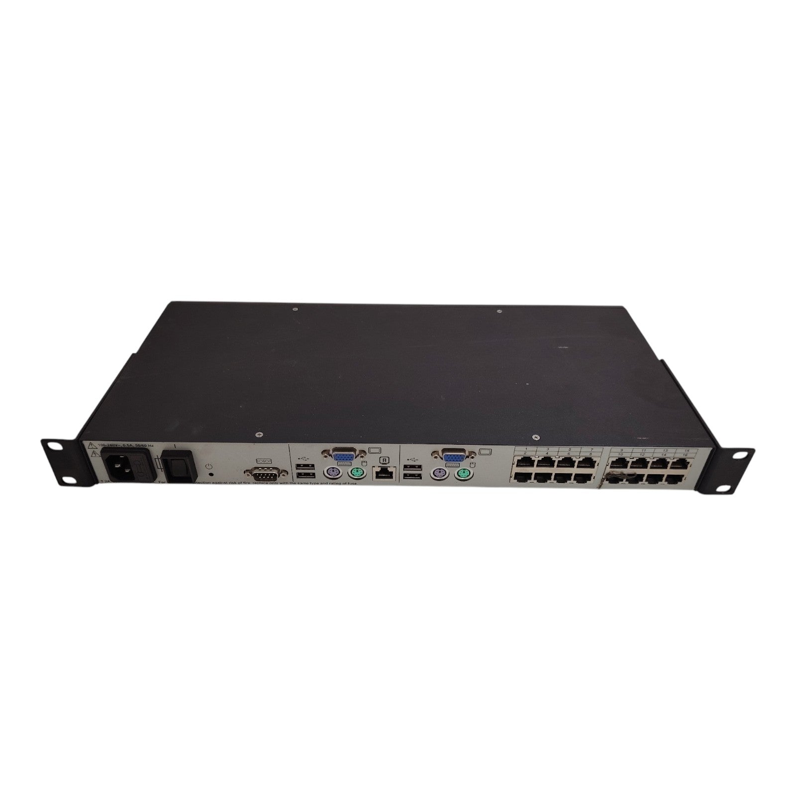 Avocent AV2015 AutoView 16-Port Cat-5 KVM Switch – Rackmount 1U VGA Keyboard Video Mouse Control
